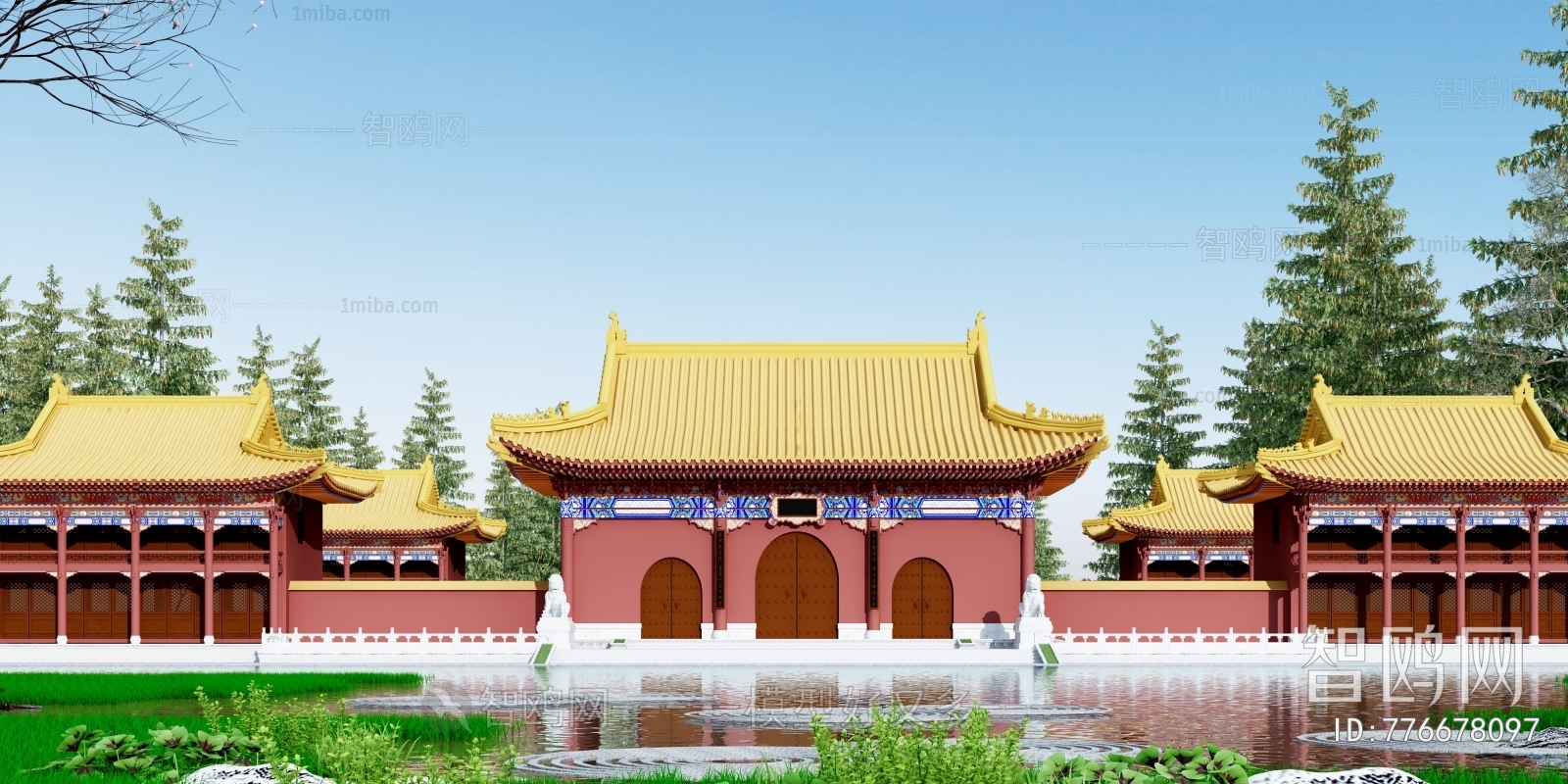 Chinese Style Ancient Architectural Buildings