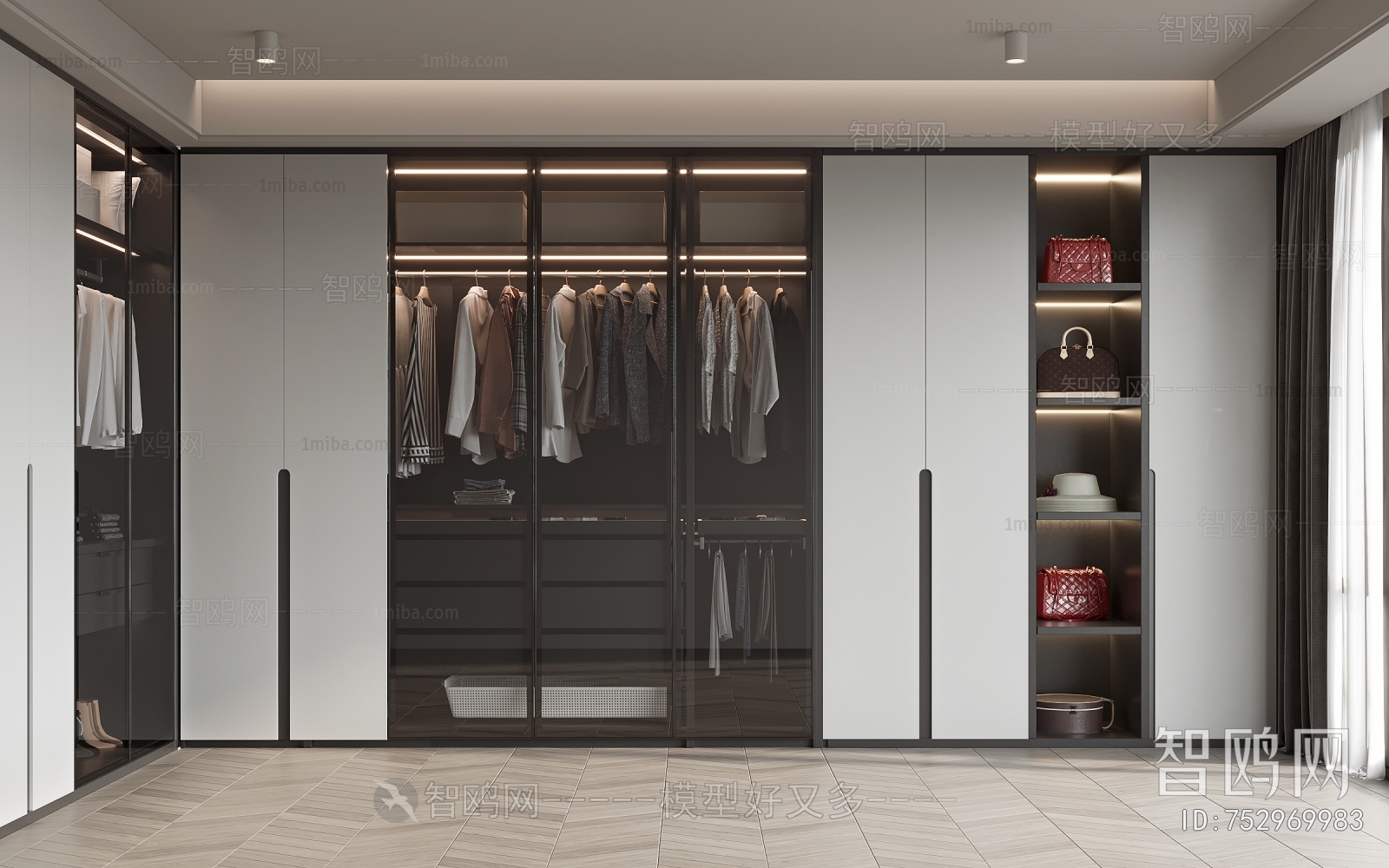 Modern Clothes Storage Area