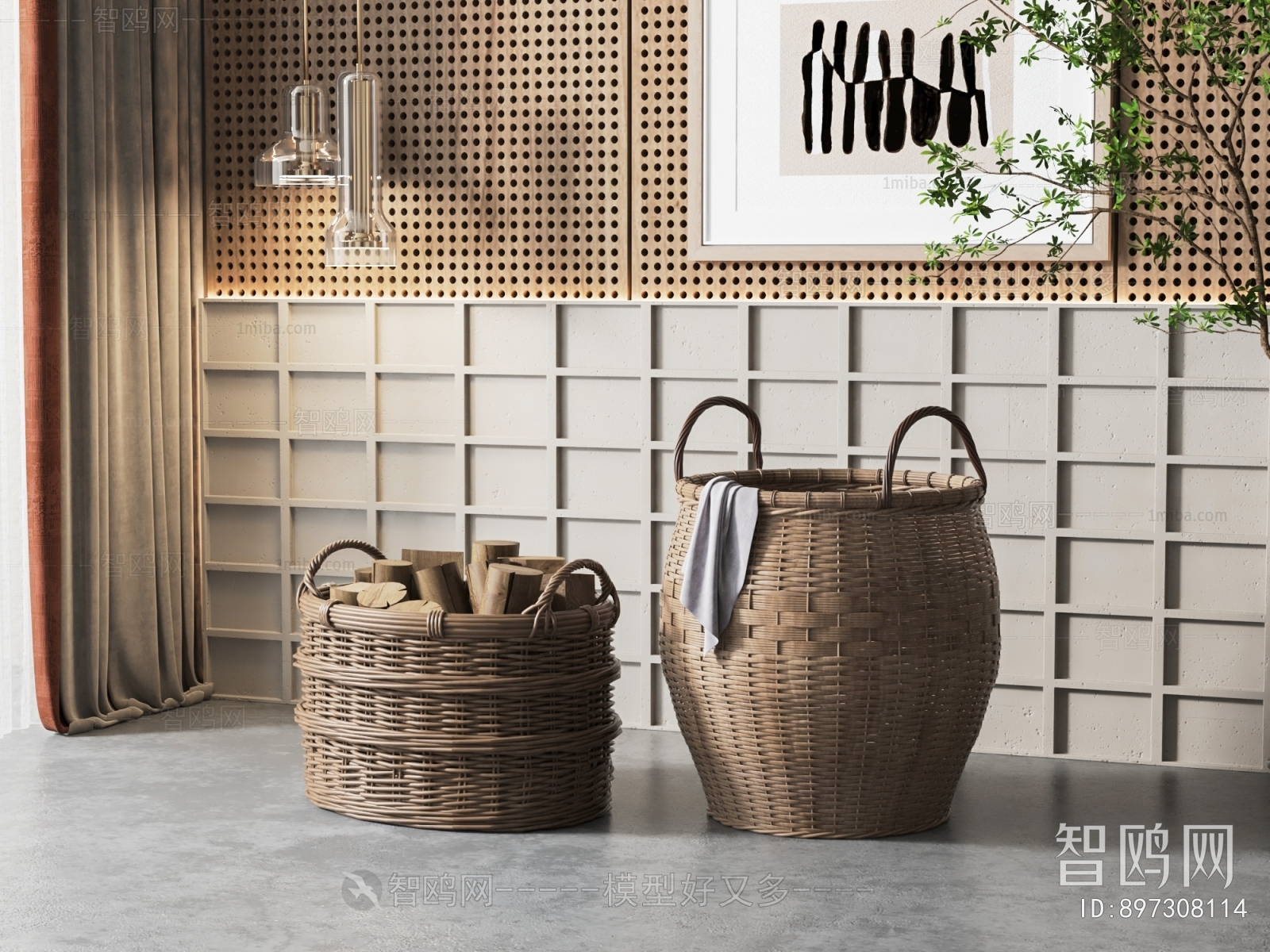 Wabi-sabi Style Storage Basket