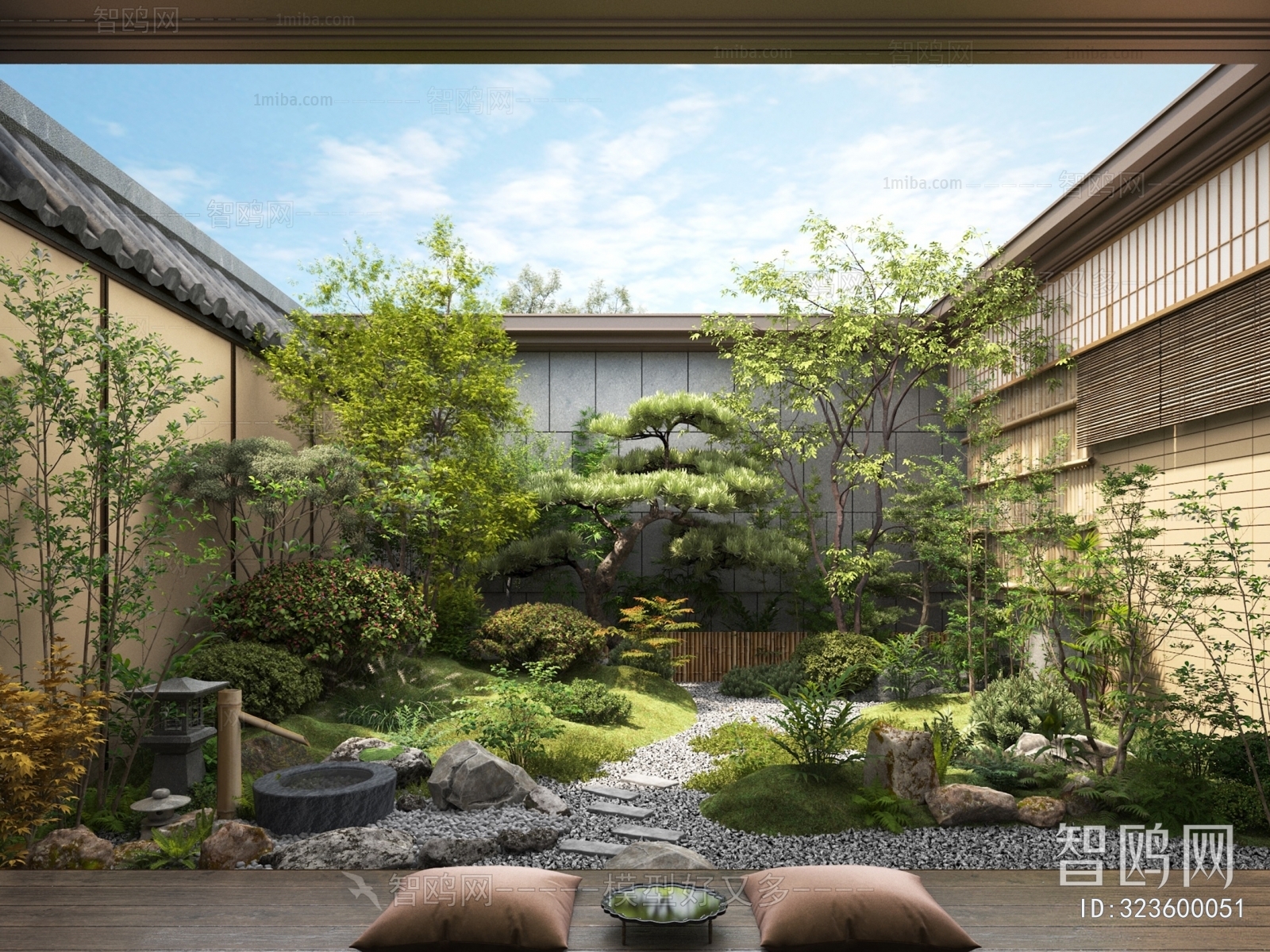 Modern Courtyard/landscape