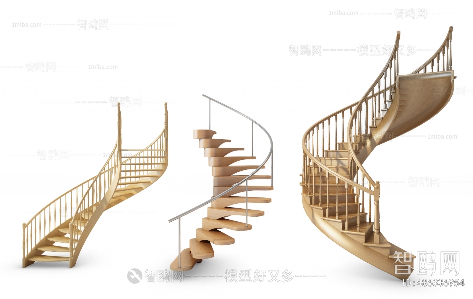 European Style Rotating Staircase