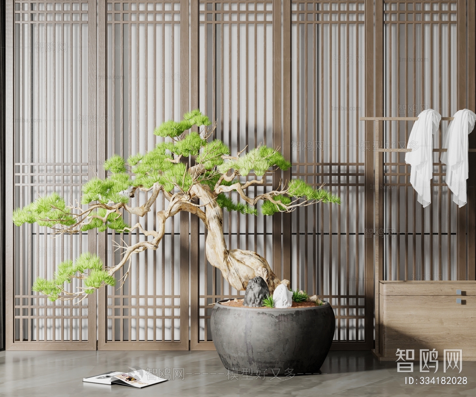 New Chinese Style Bonsai