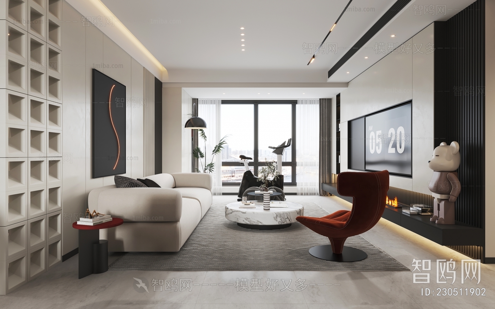 Modern A Living Room