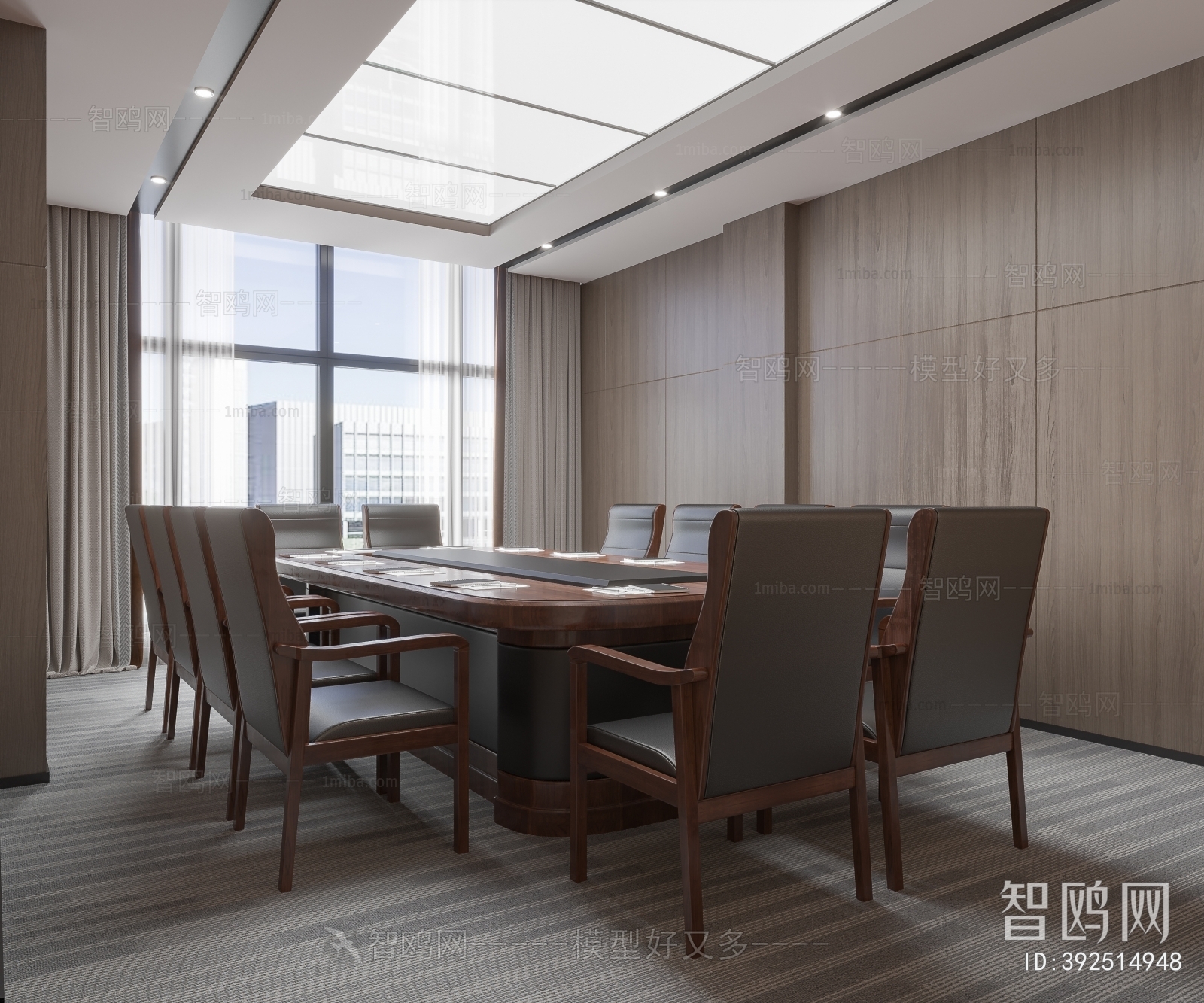 New Chinese Style Meeting Room