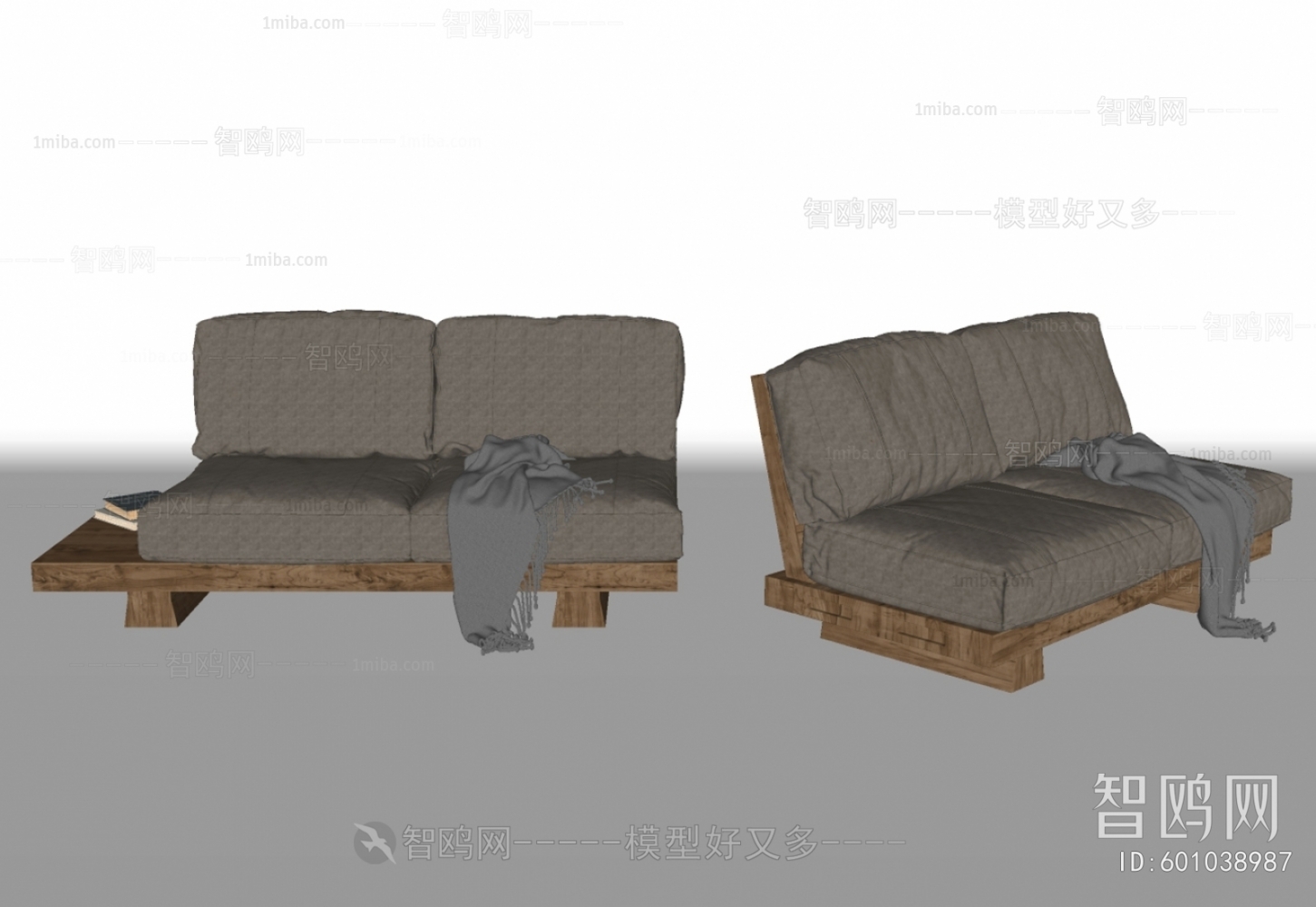 Wabi-sabi Style A Sofa For Two