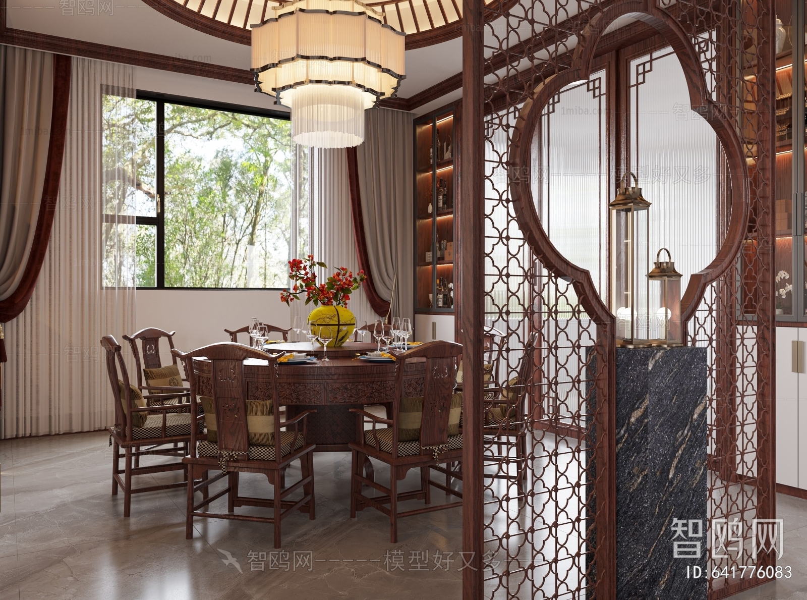 Chinese Style Dining Room