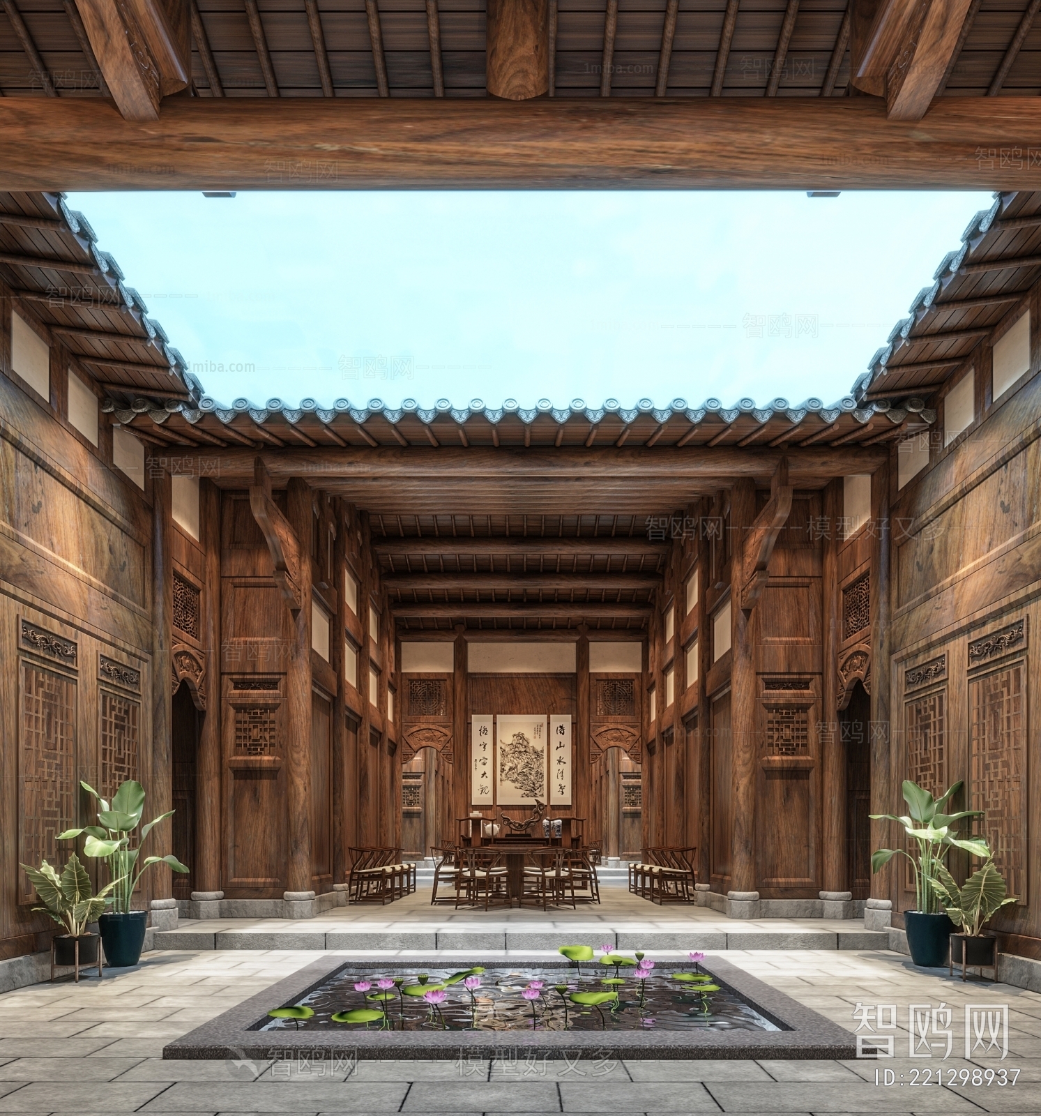 Chinese Style Ancient Architectural Buildings