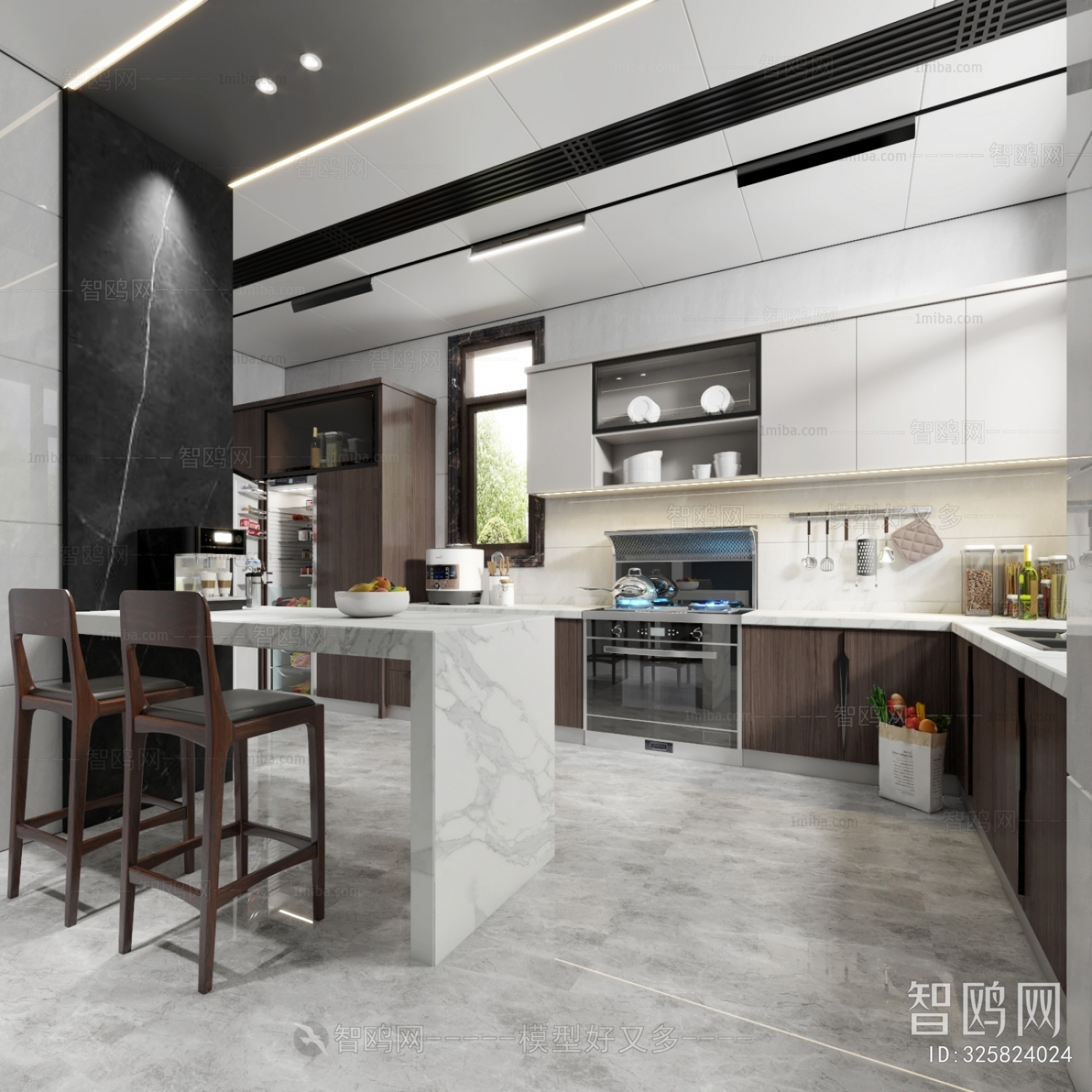 Modern Open Kitchen