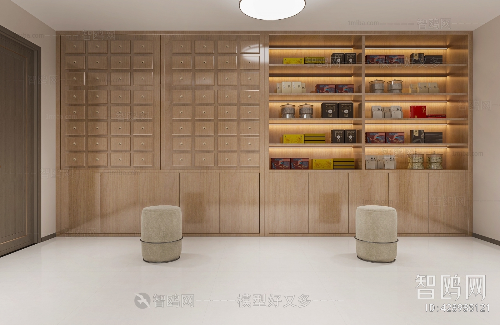 新中式展示柜 烟酒茶 酒庄