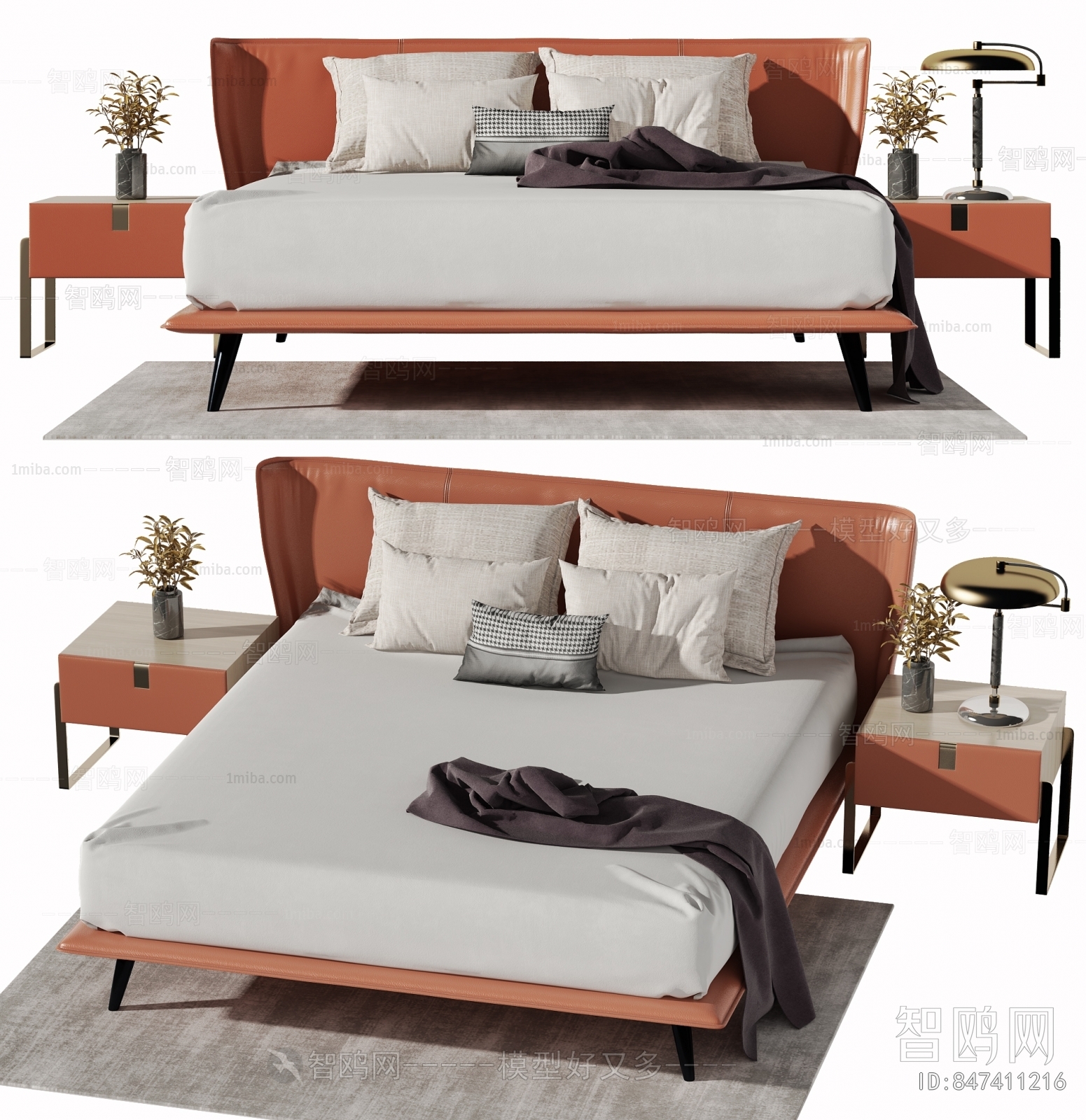 Modern Double Bed