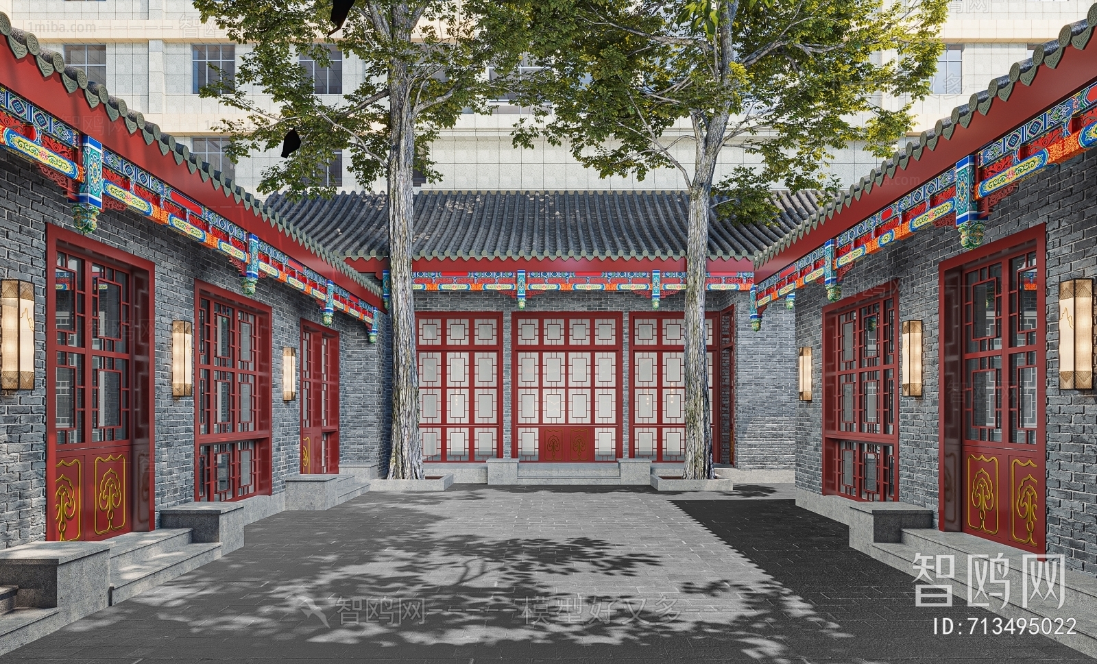 New Chinese Style Courtyard/landscape