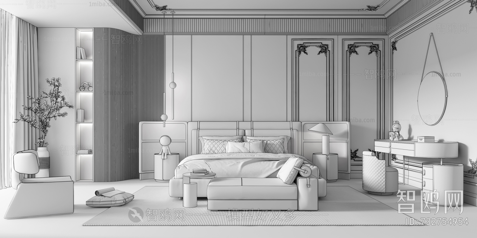 French Style Bedroom