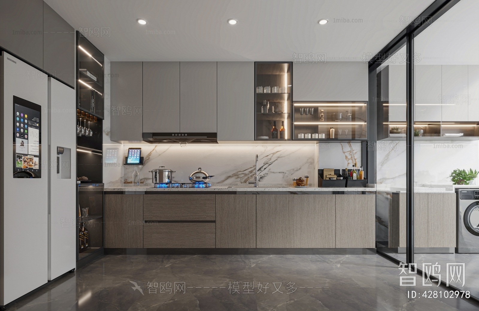 Modern The Kitchen