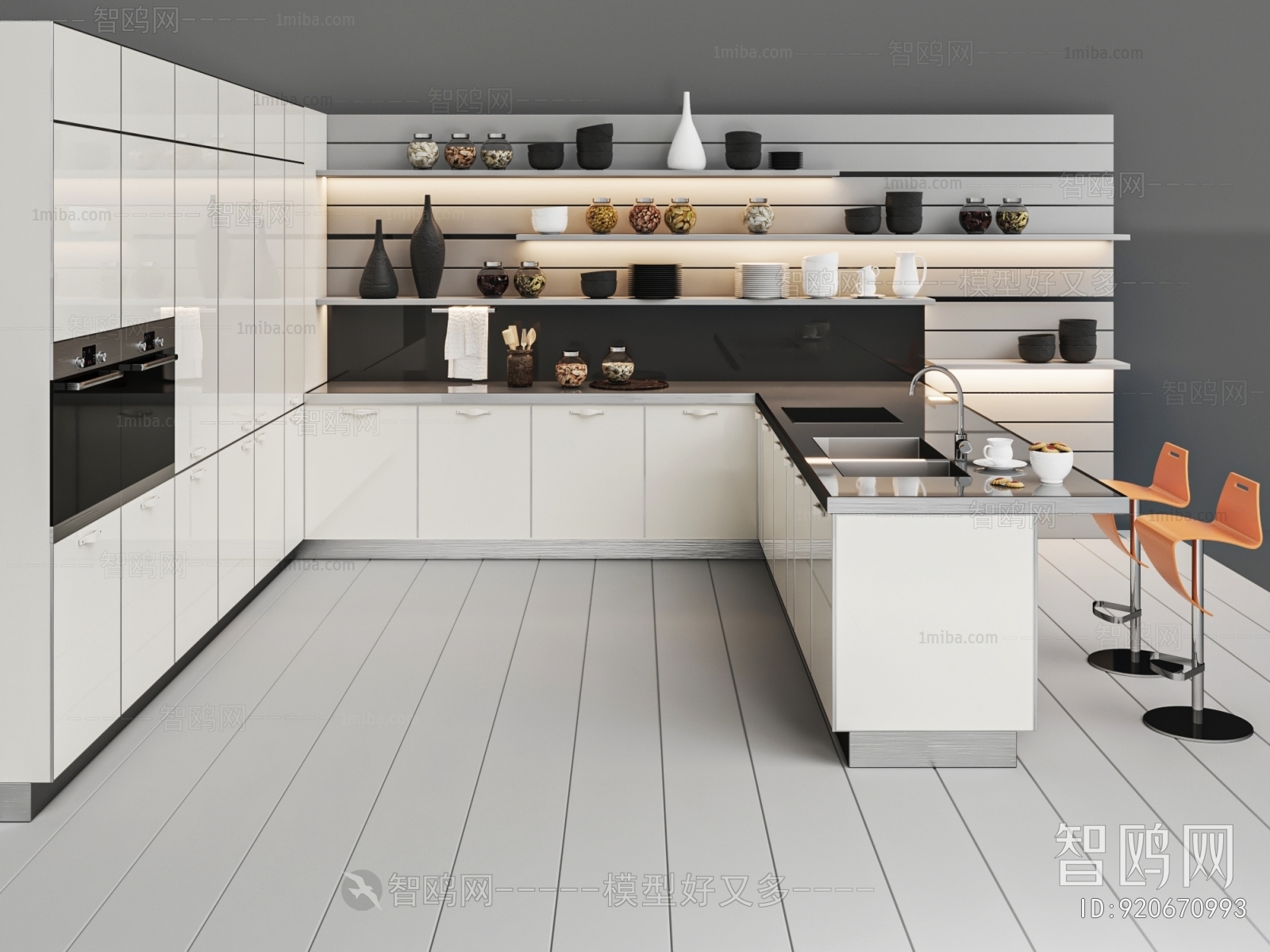 Modern The Kitchen