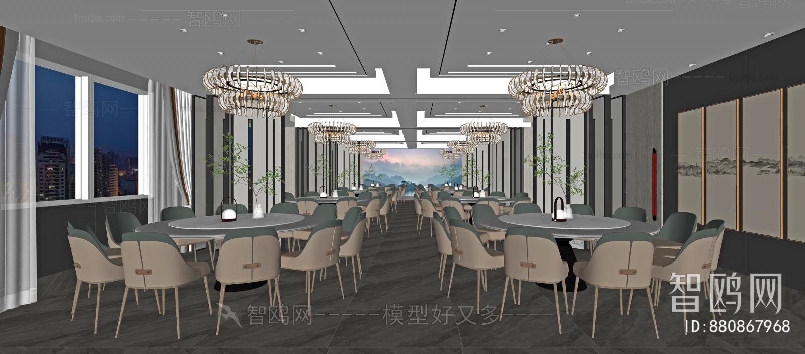 New Chinese Style Banquet Hall