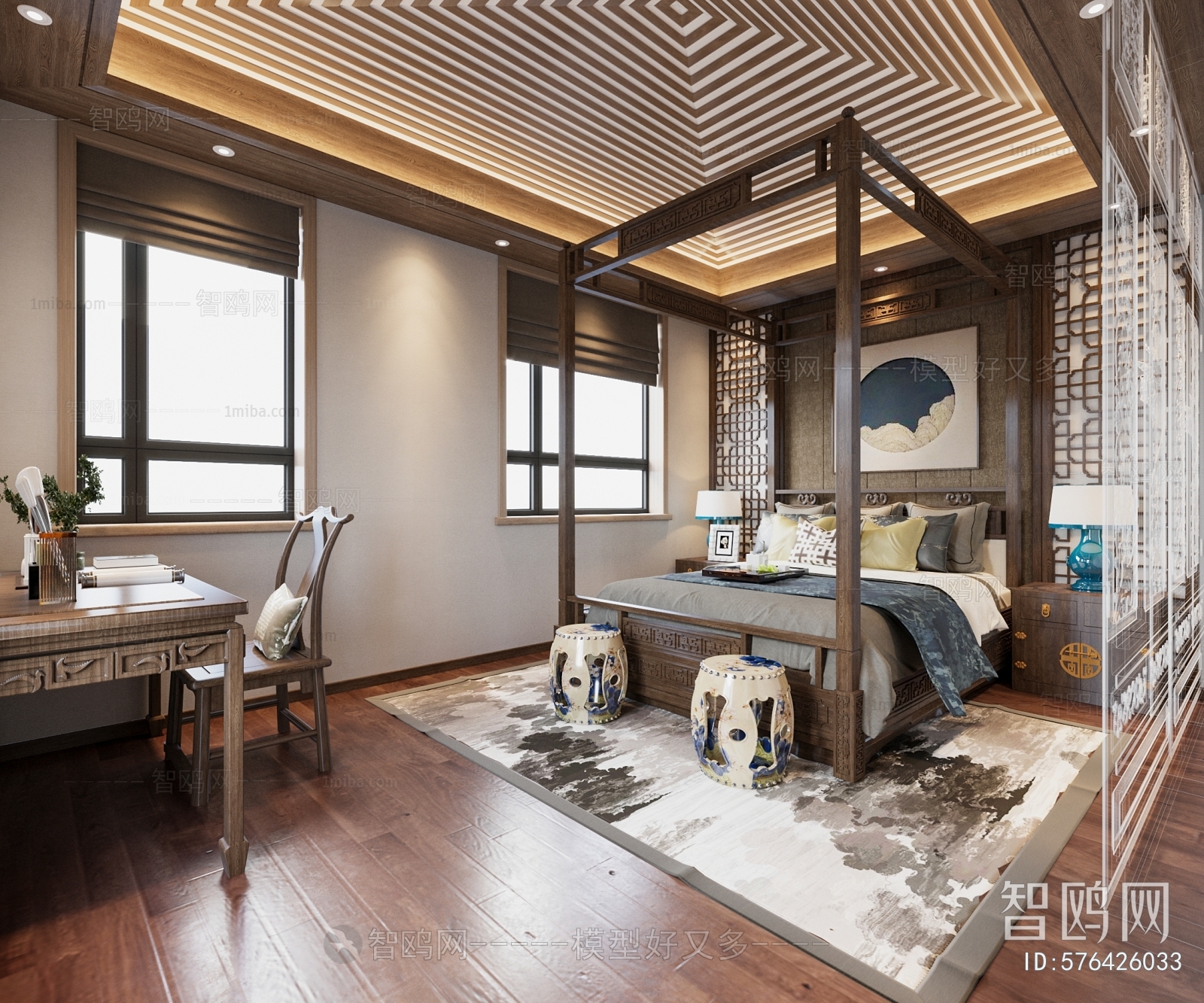 Chinese Style Bedroom