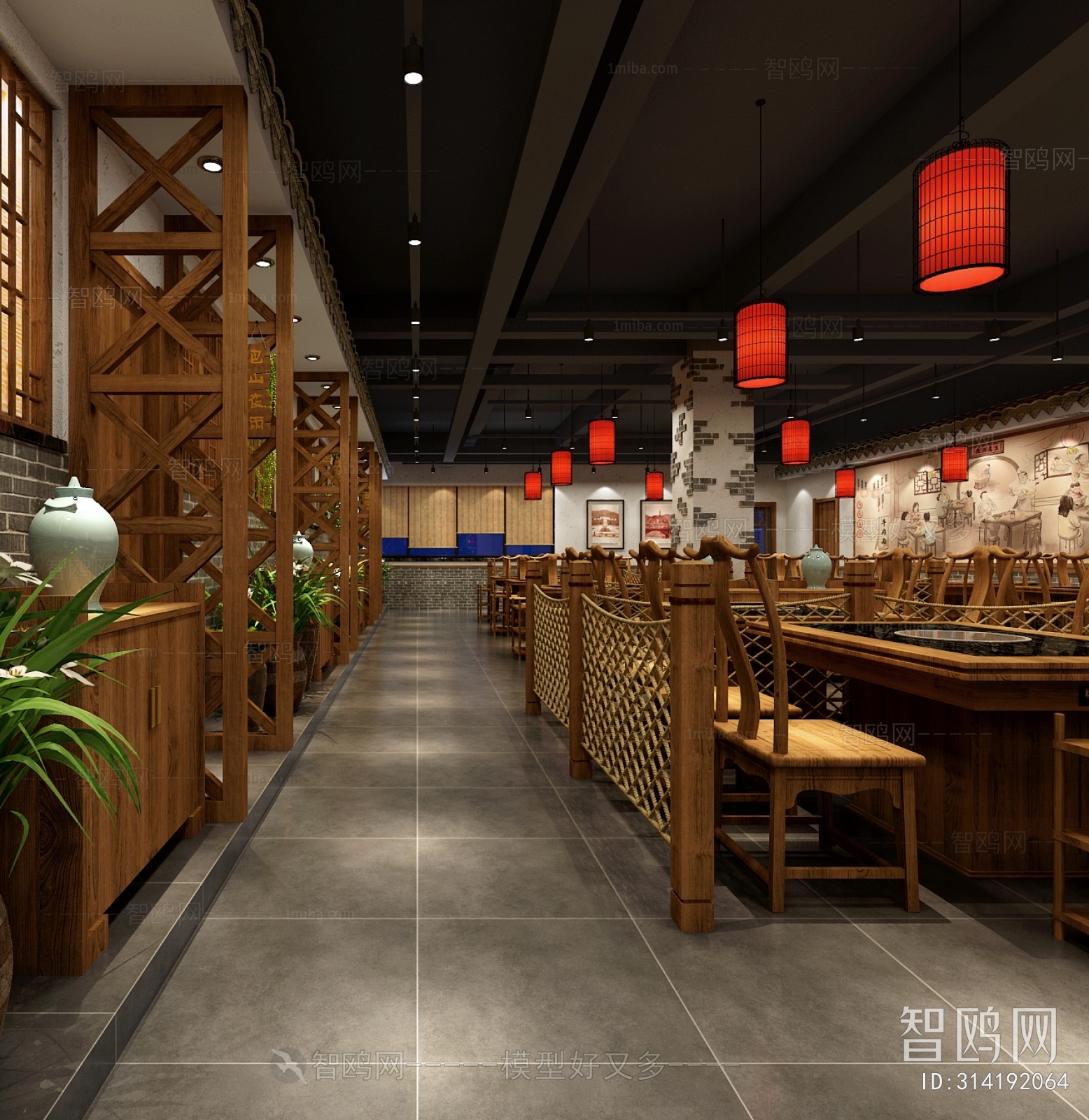 Chinese Style Catering Space