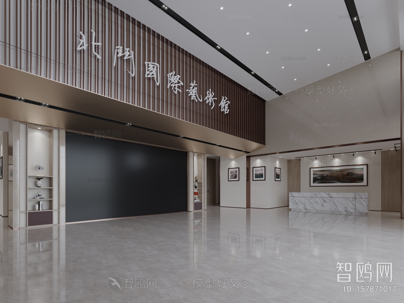 New Chinese Style Medical Space And Cultural Space