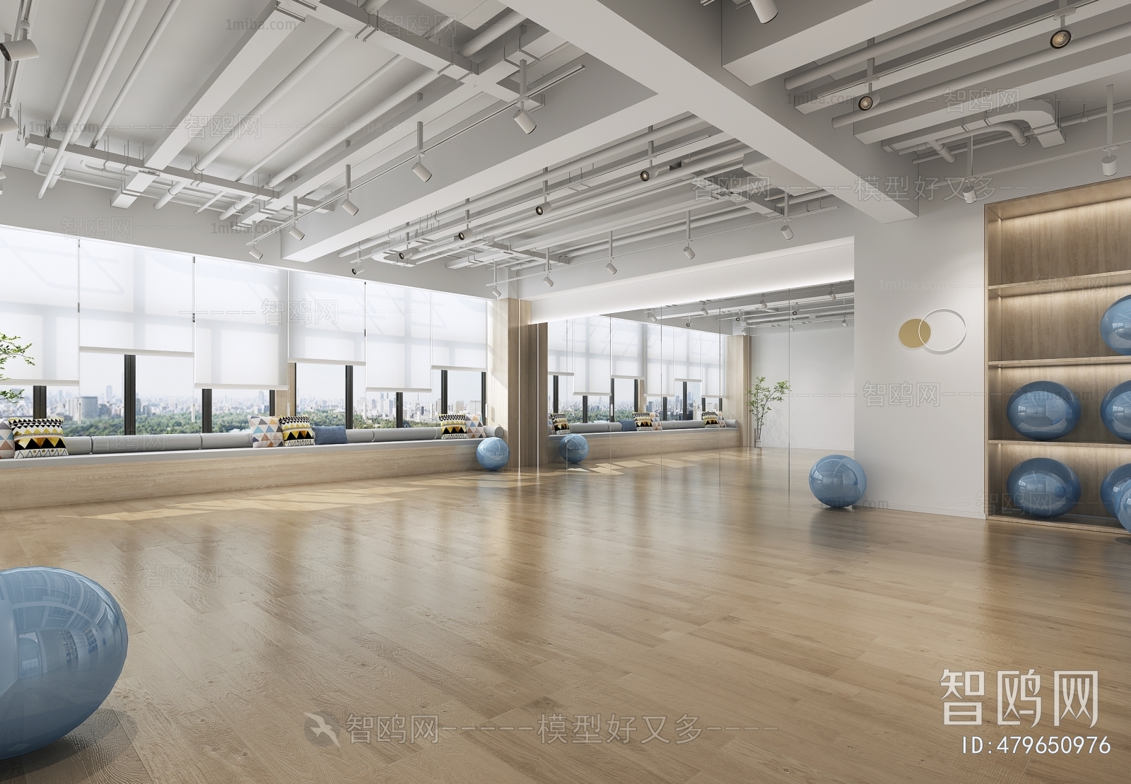 Modern Yoga Room