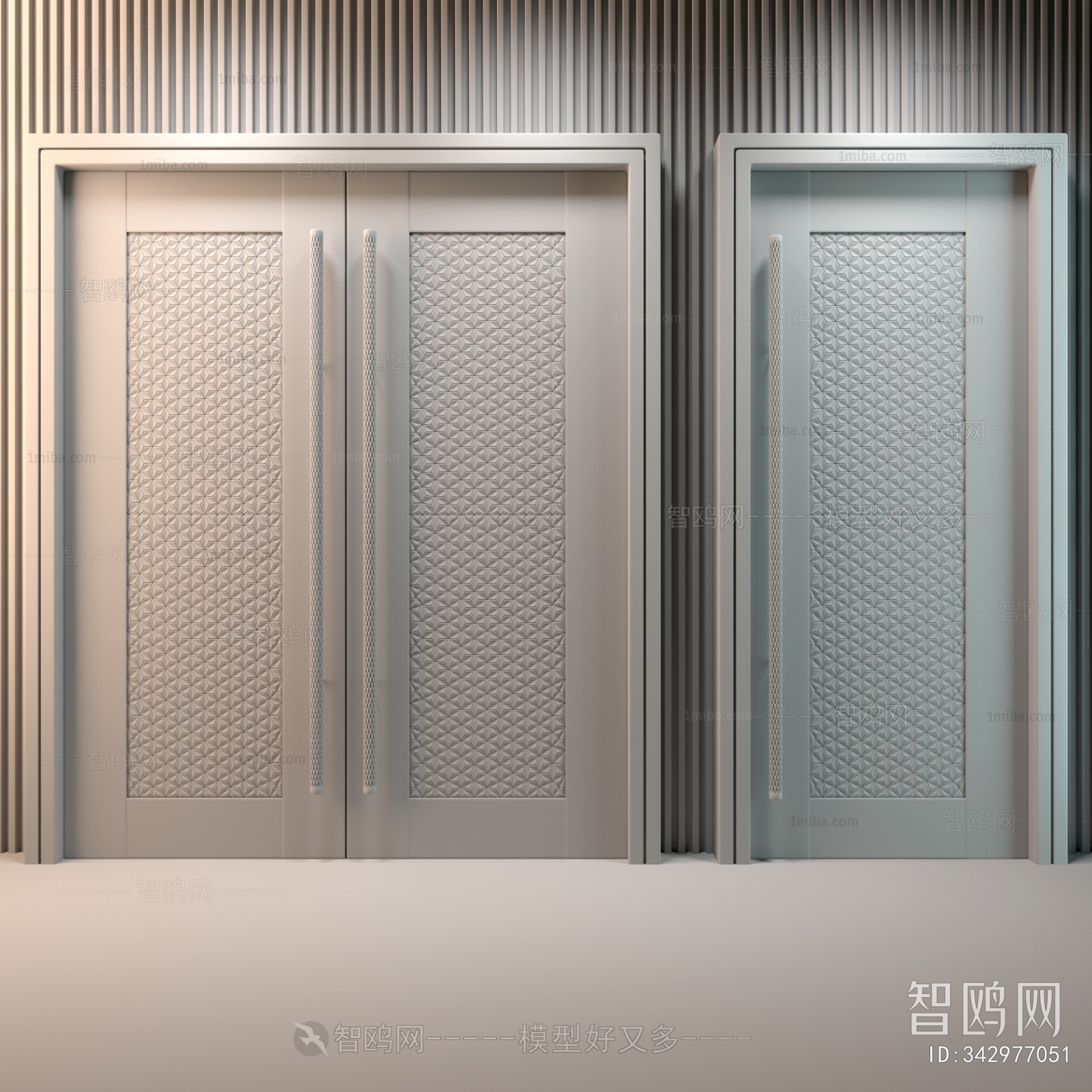 New Chinese Style Double Door