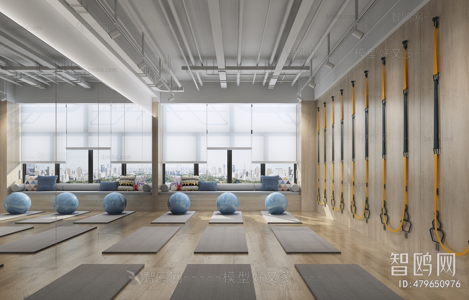 Modern Yoga Room