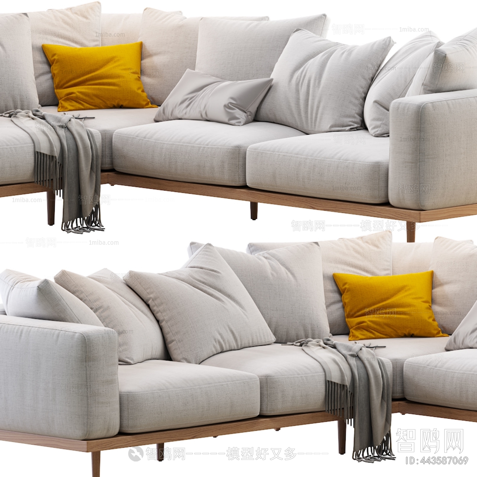 Modern Multi Person Sofa