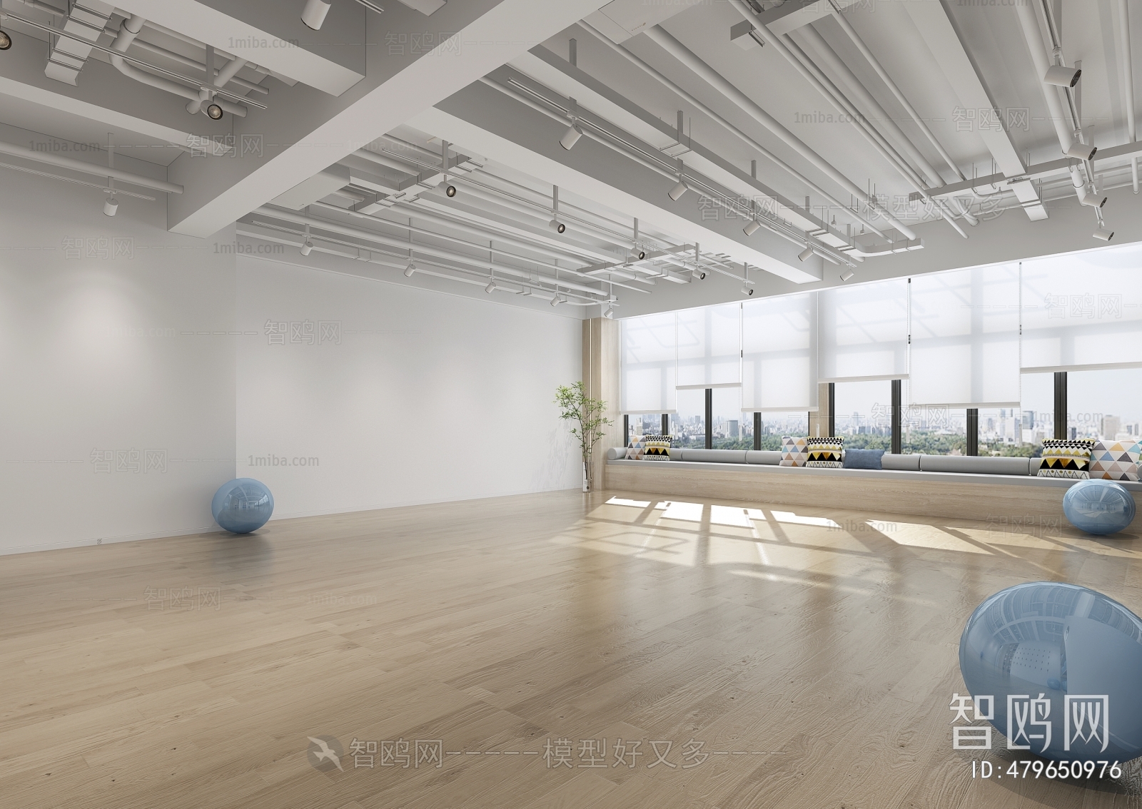 Modern Yoga Room