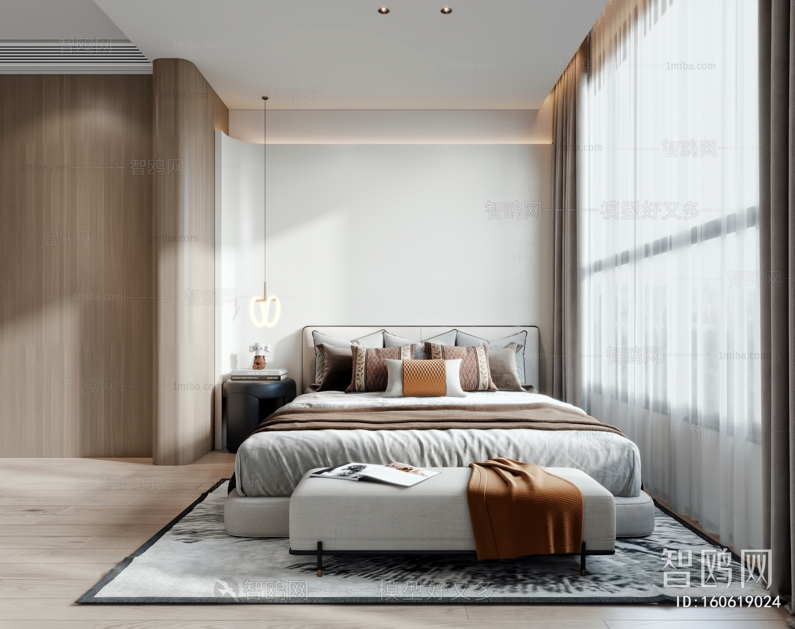 Modern New Chinese Style Bedroom