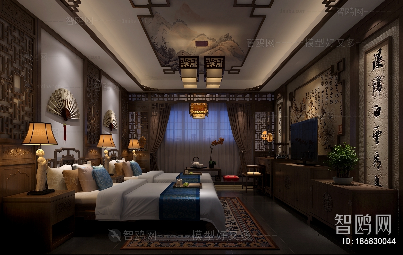 Chinese Style Guest Room