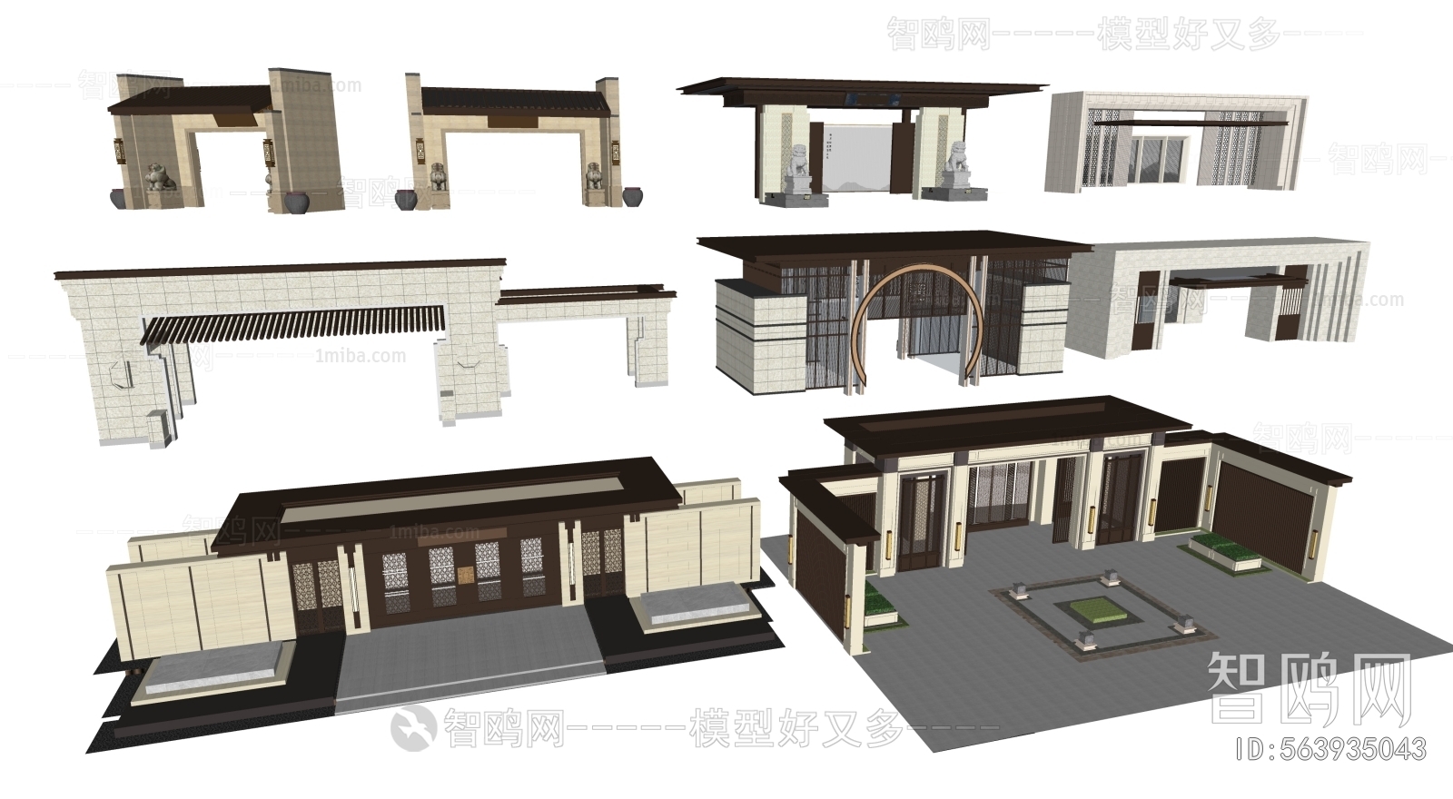 New Chinese Style Building Component