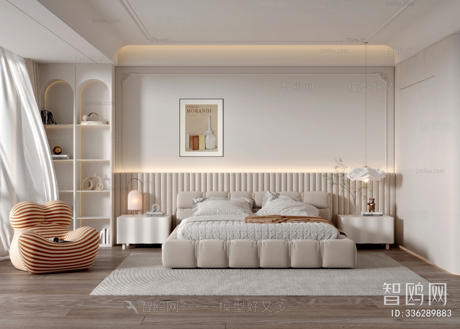 Modern French Style Bedroom