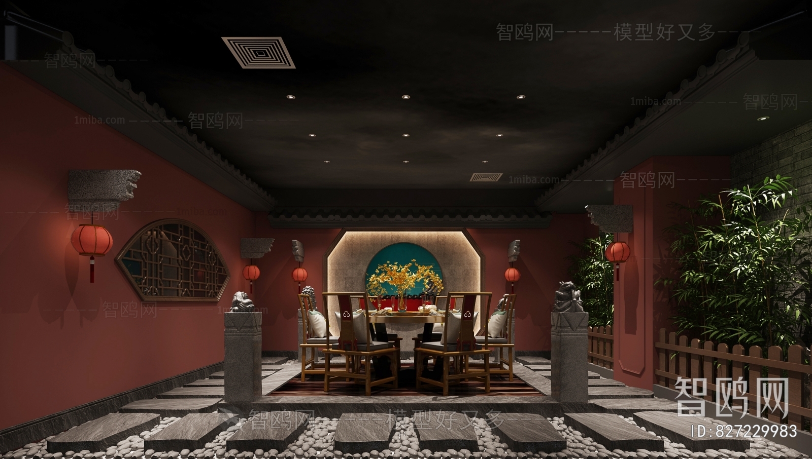 New Chinese Style Restaurant Box