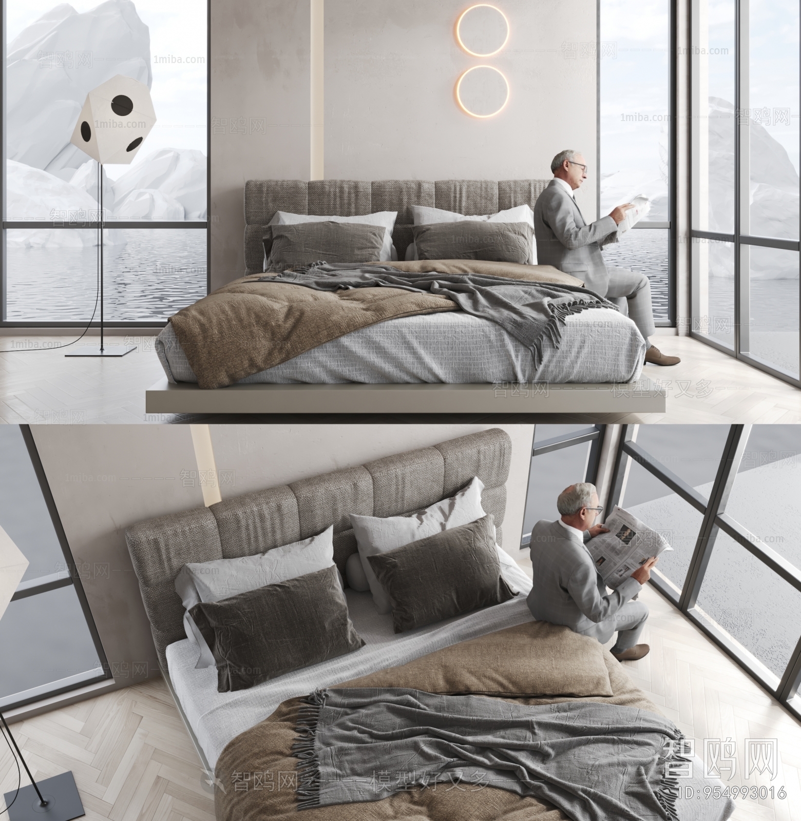 Modern Double Bed