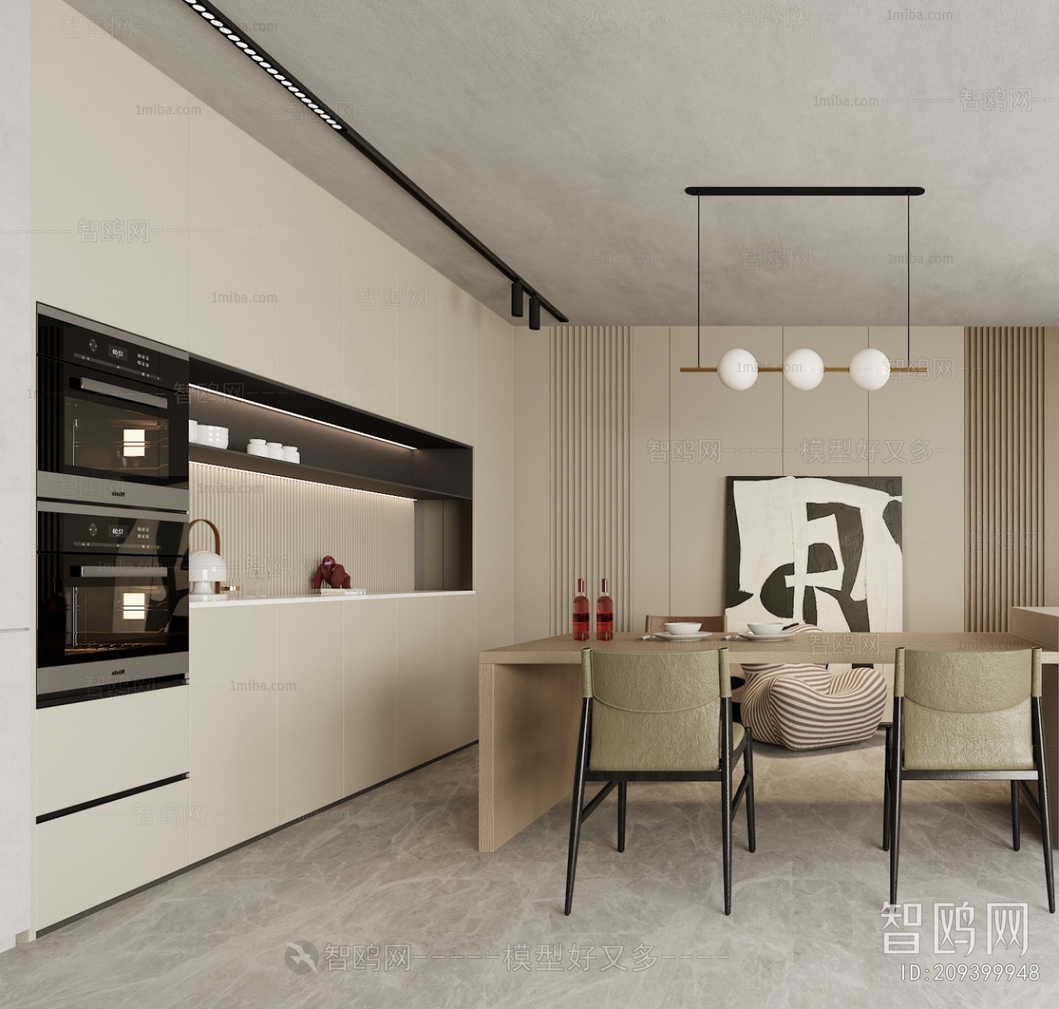 Modern Open Kitchen