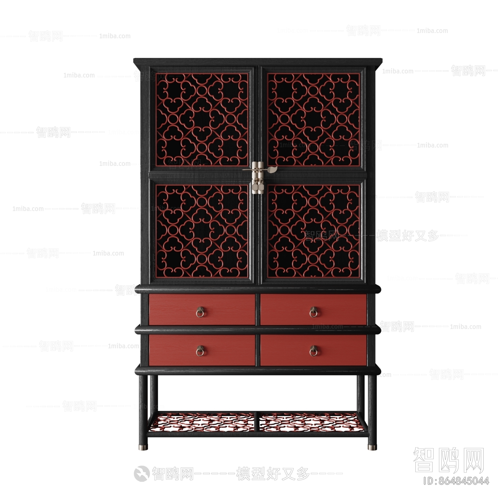 New Chinese Style Wine Cabinet