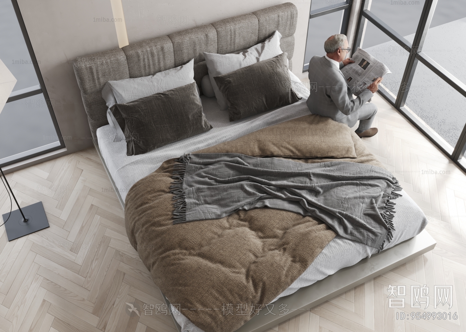 Modern Double Bed