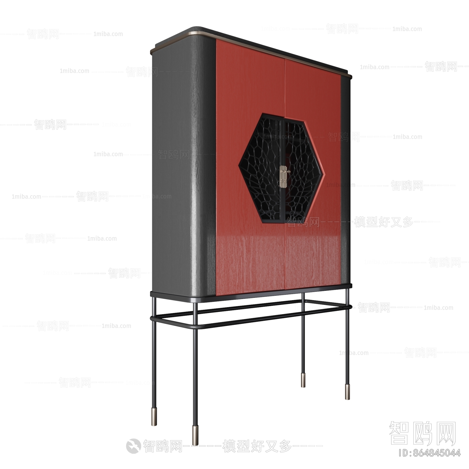 New Chinese Style Wine Cabinet