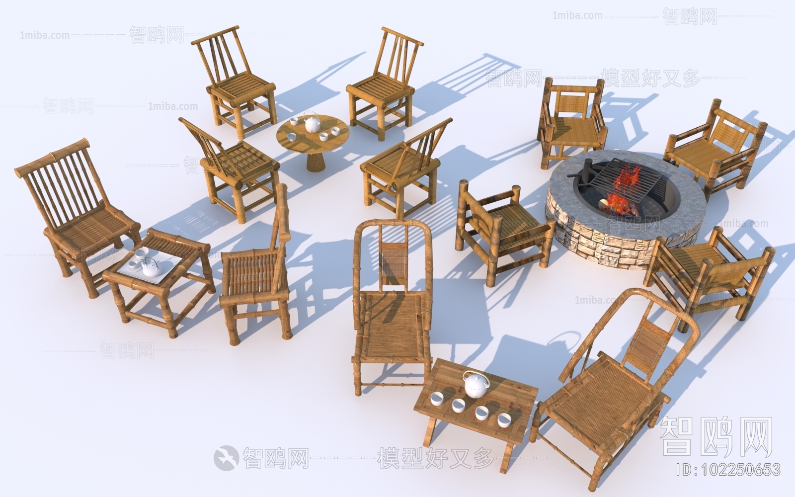 New Chinese Style Outdoor Tables And Chairs