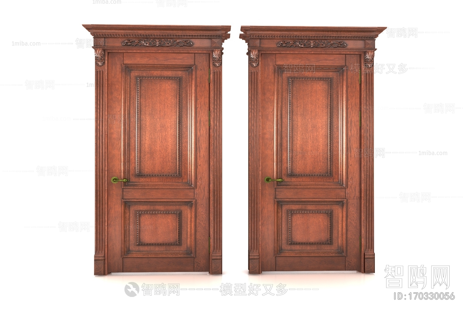 Simple European Style Single Door