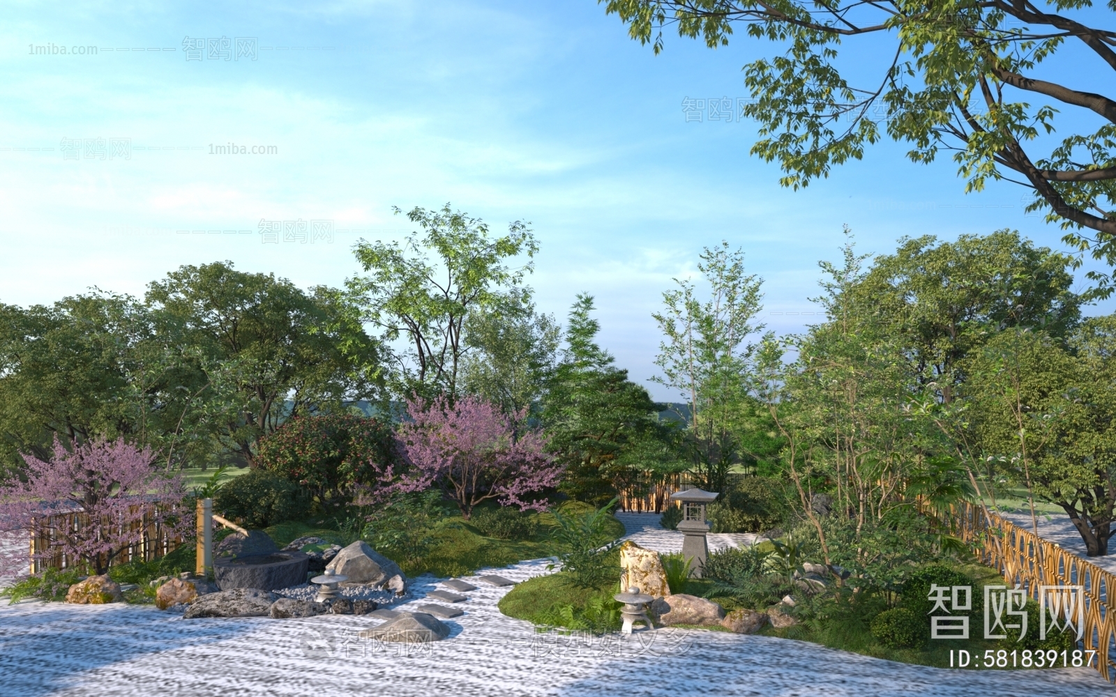 New Chinese Style Courtyard/landscape