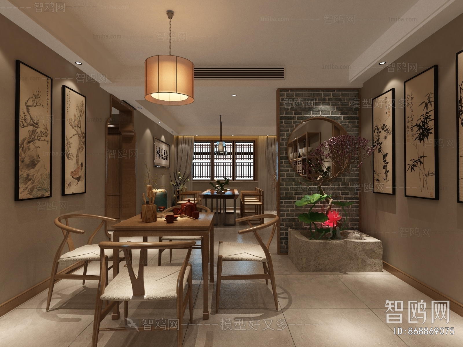 New Chinese Style Teahouse Tea House