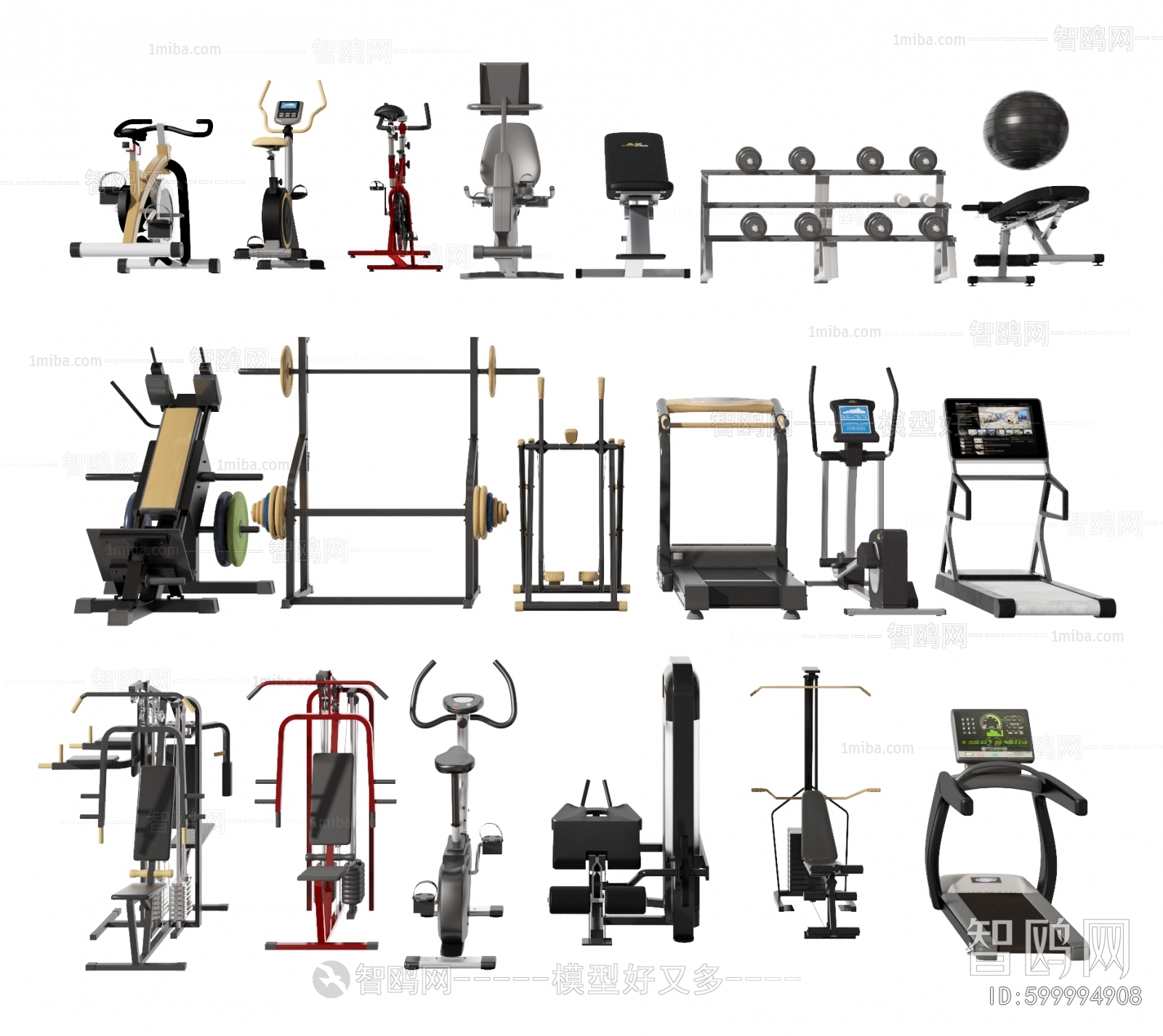 Modern Fitness Equipment