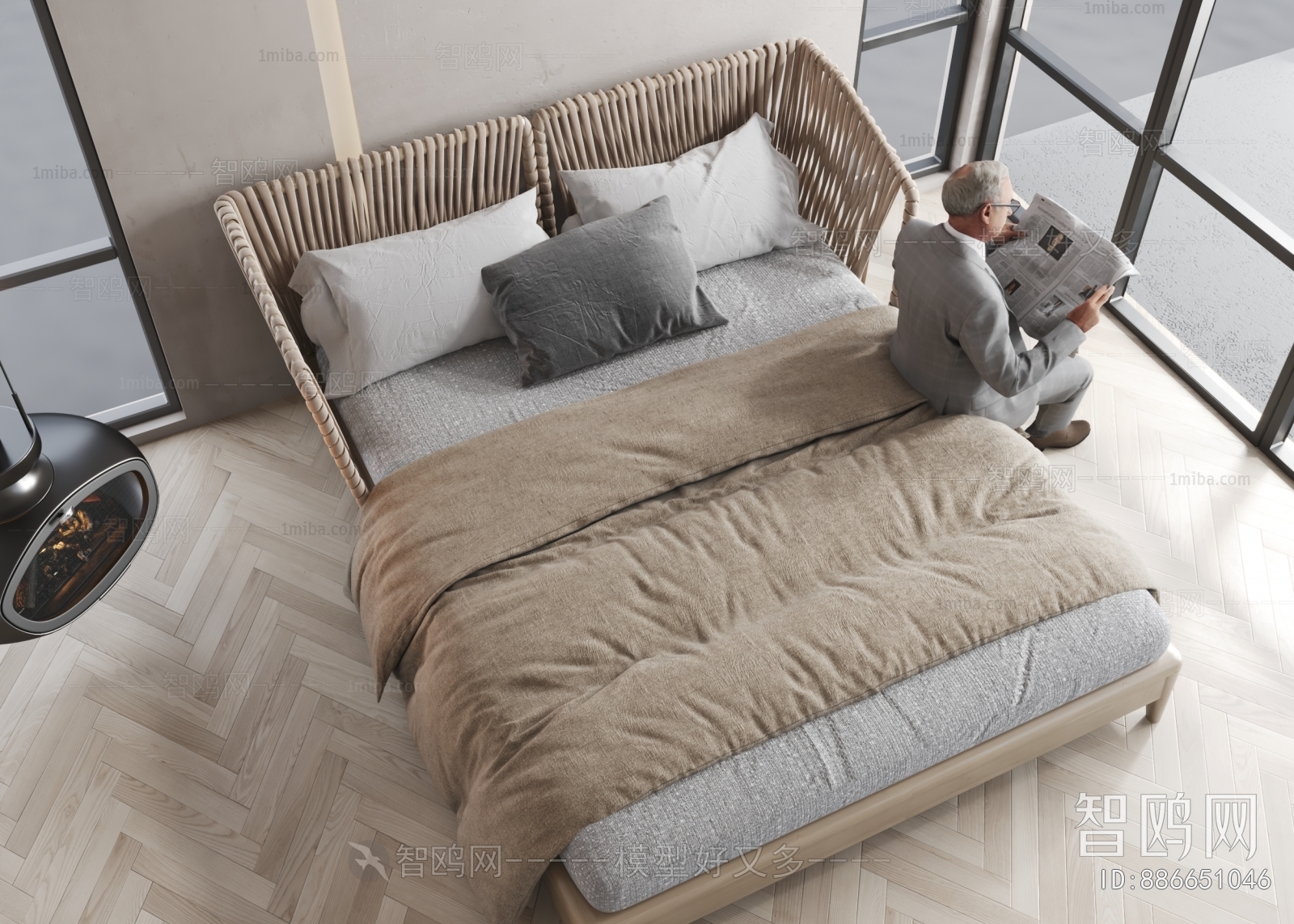 Modern Double Bed