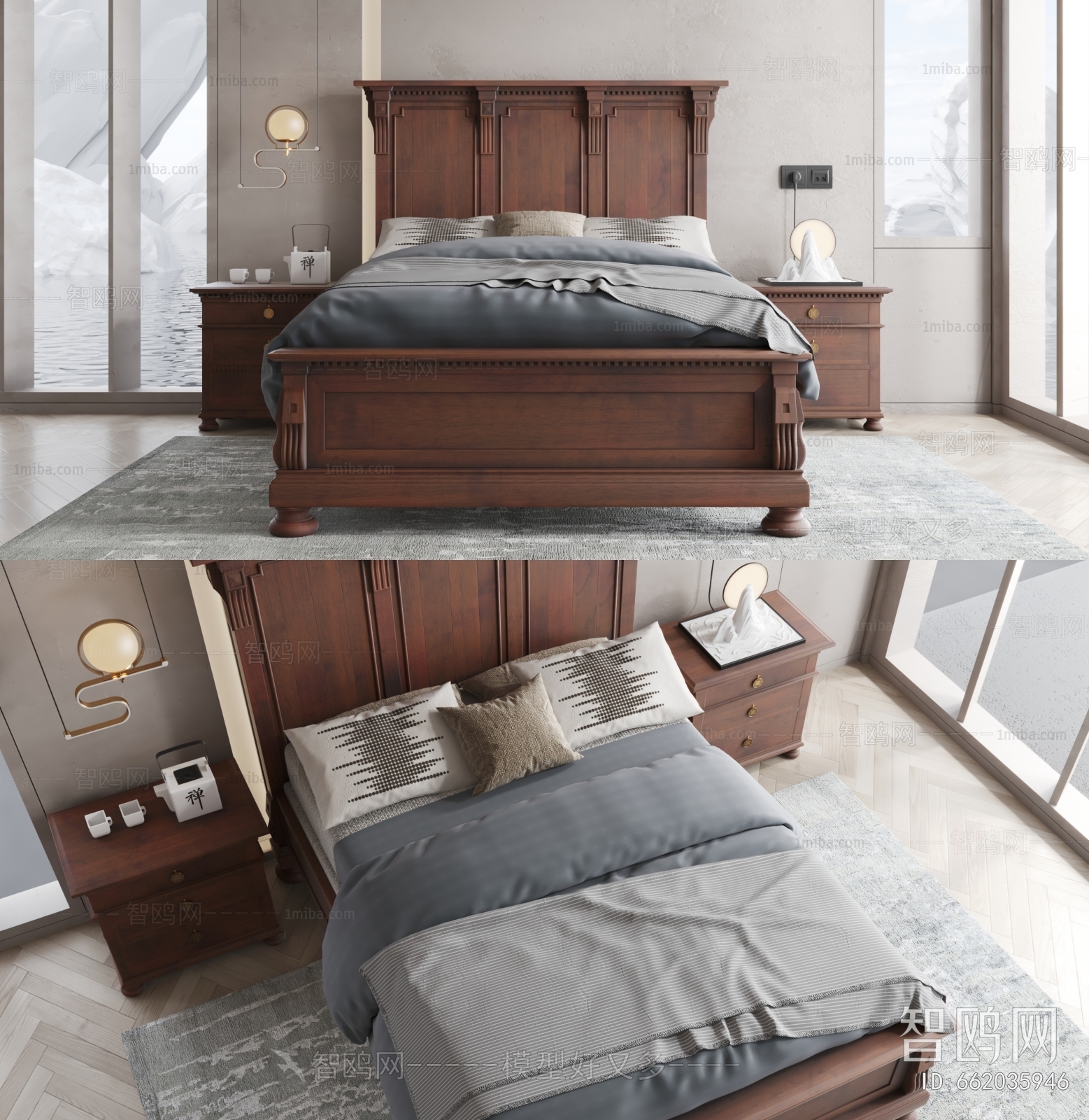 American Style Double Bed