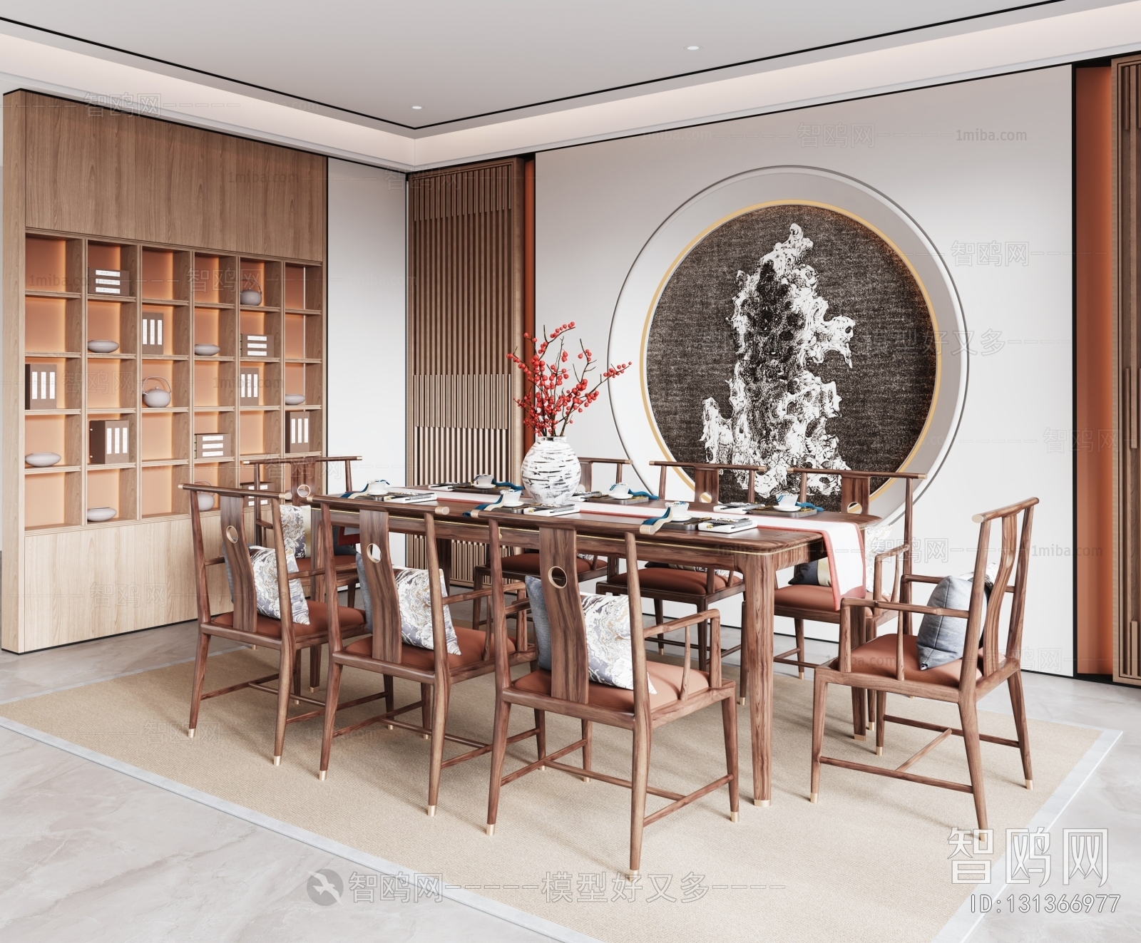 New Chinese Style Dining Room