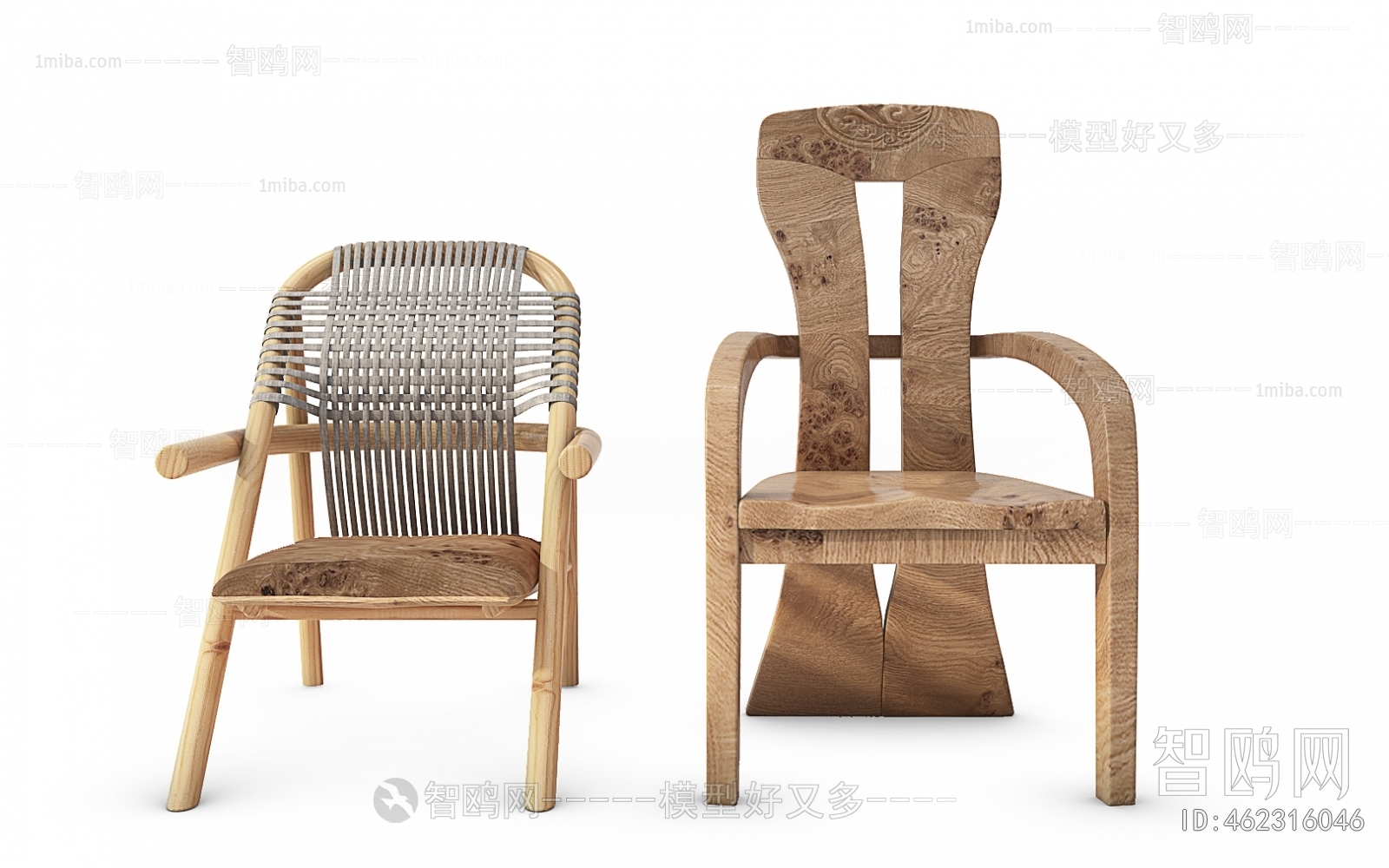 New Chinese Style Lounge Chair