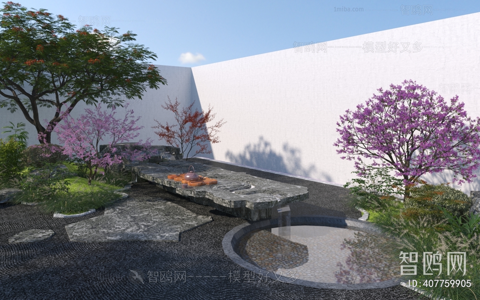 Japanese Style Courtyard/landscape