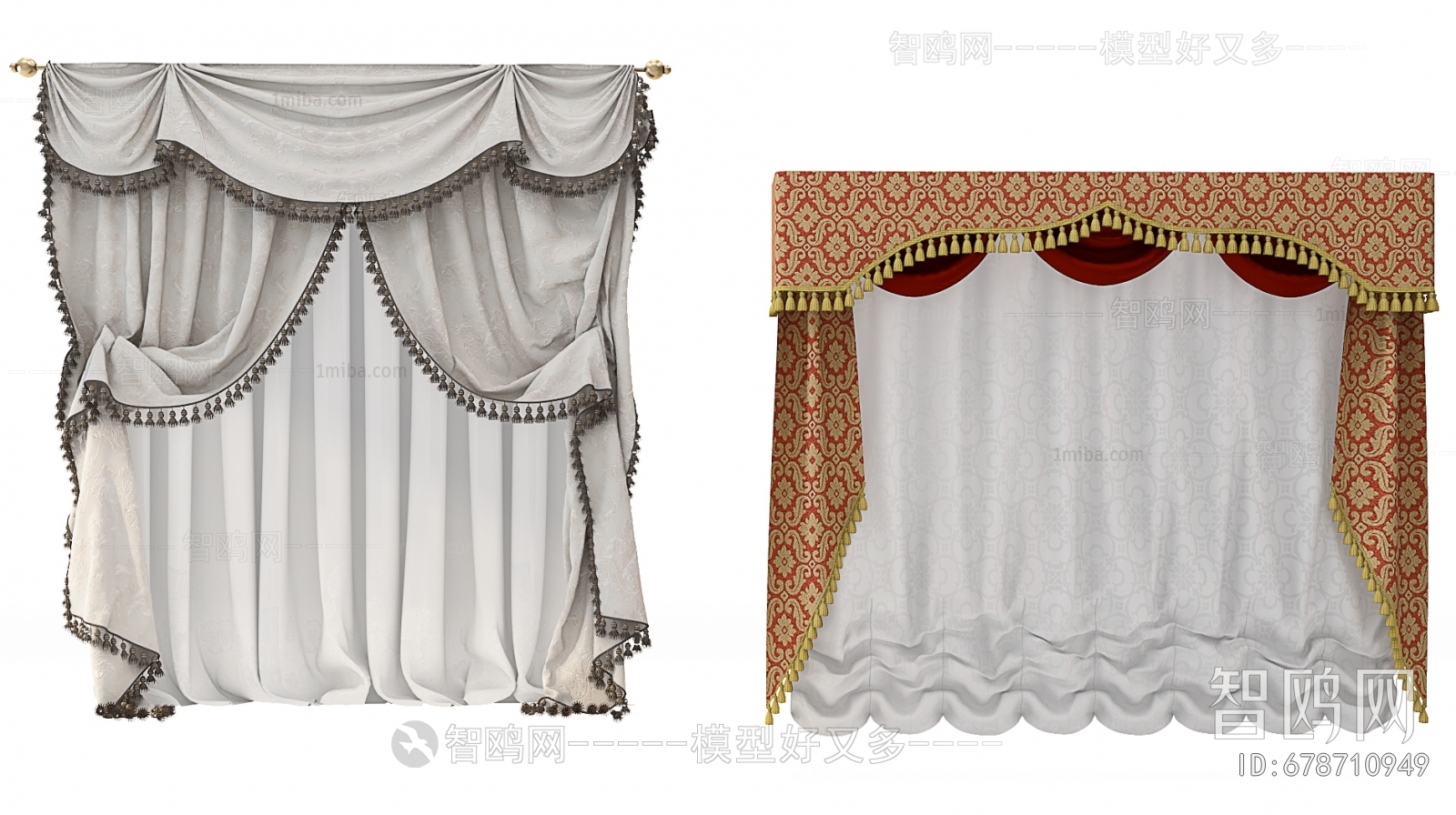 Simple European Style The Curtain