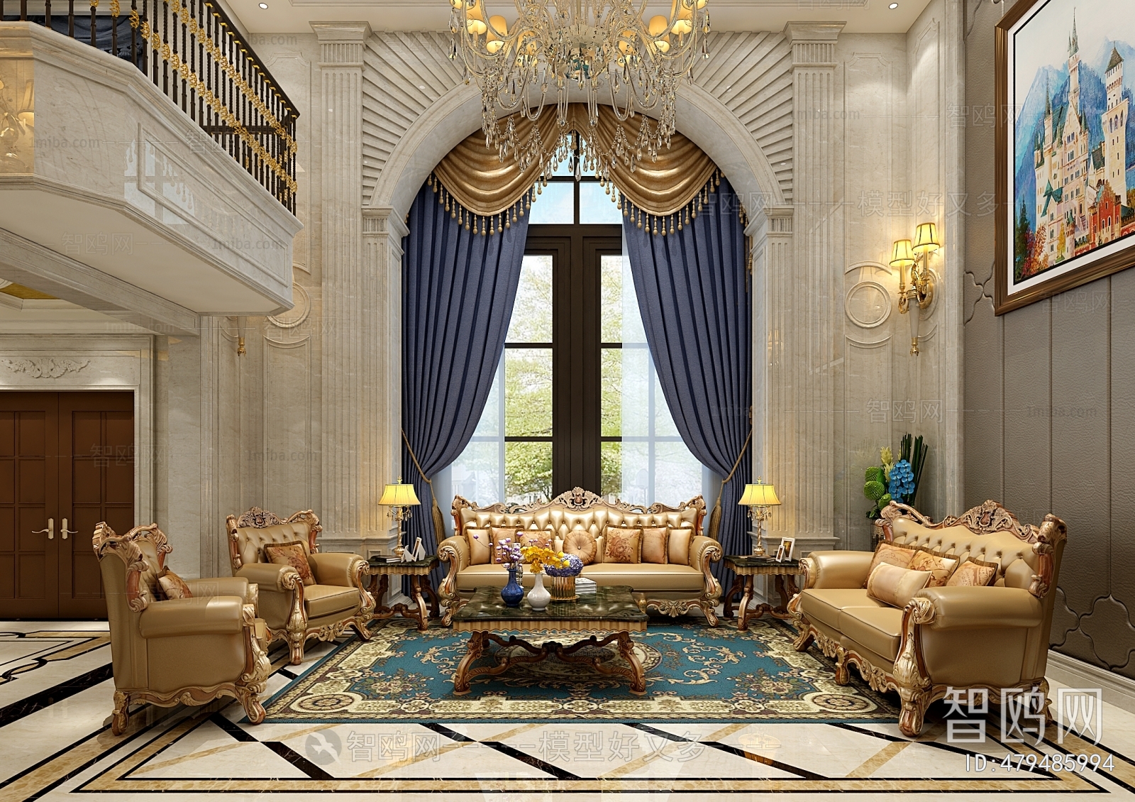 European Style Classical Style A Living Room