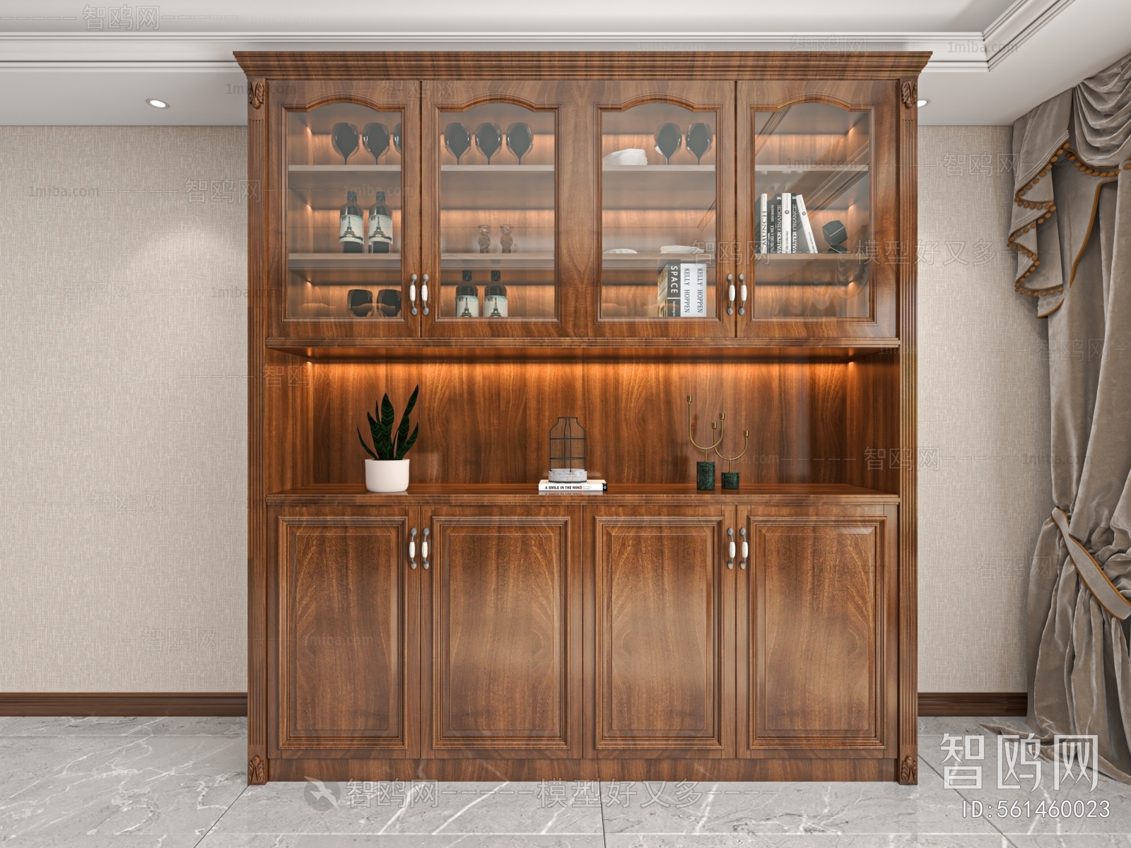 American Style Wine Cabinet